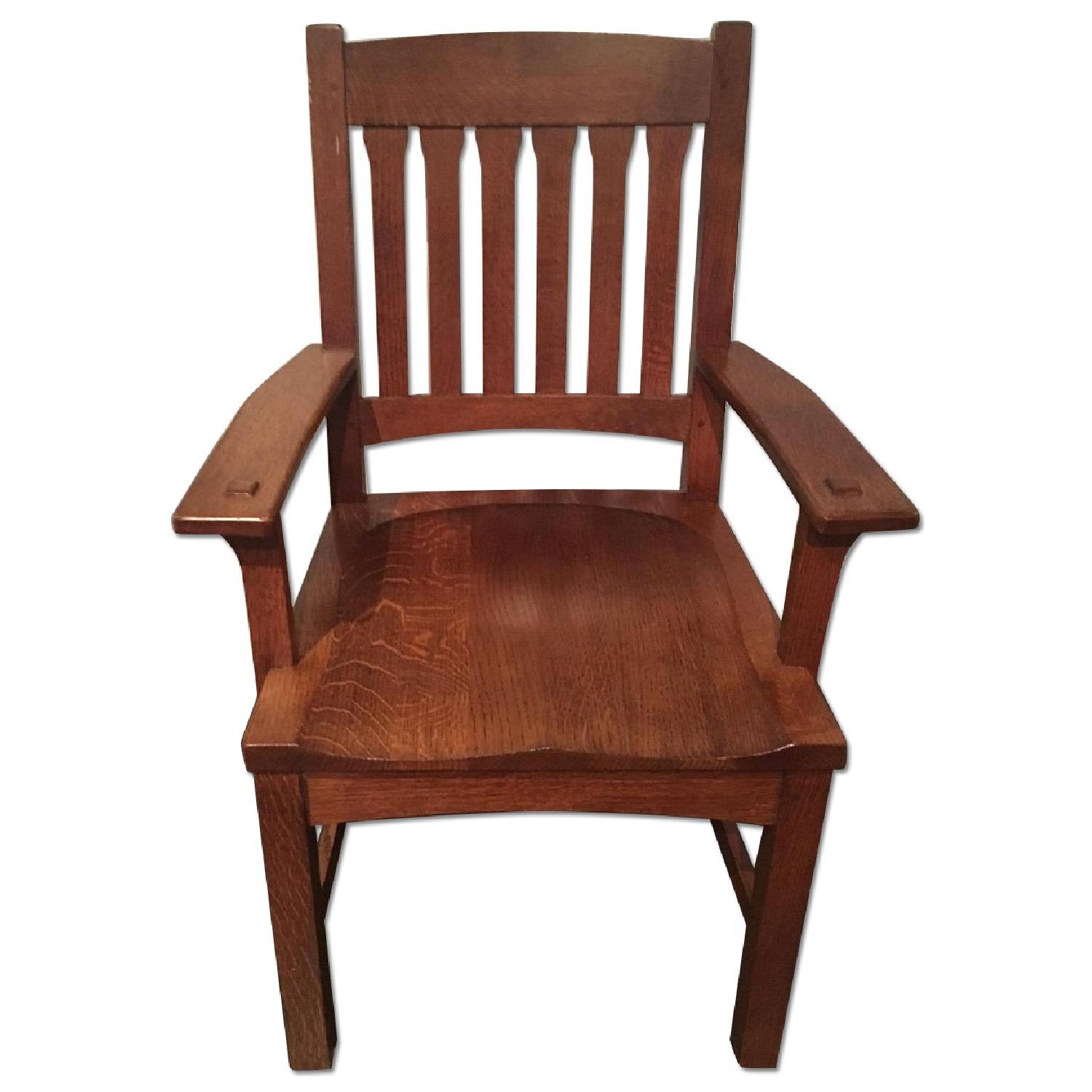 Stickley Solid Wood Chair AptDeco
