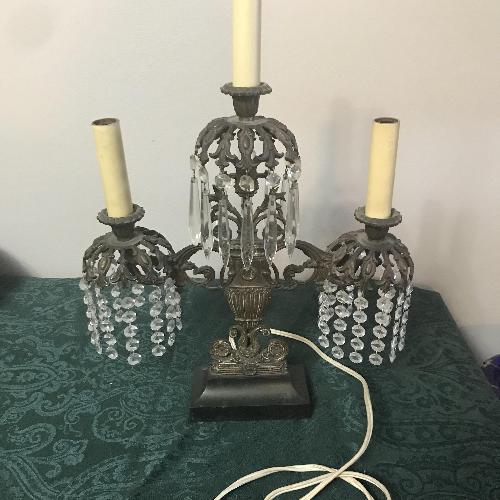Used Antique Bronze Victorian Candelabra for sale on AptDeco