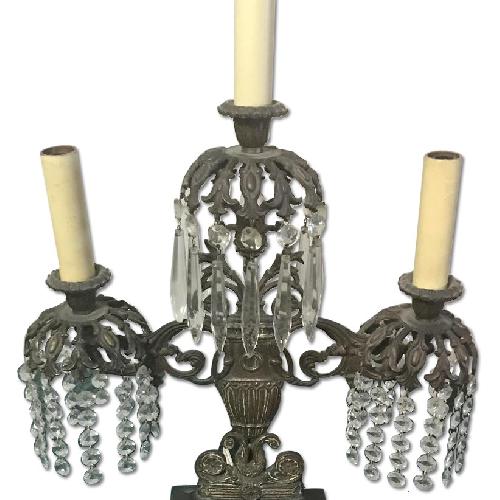 Used Antique Bronze Victorian Candelabra for sale on AptDeco