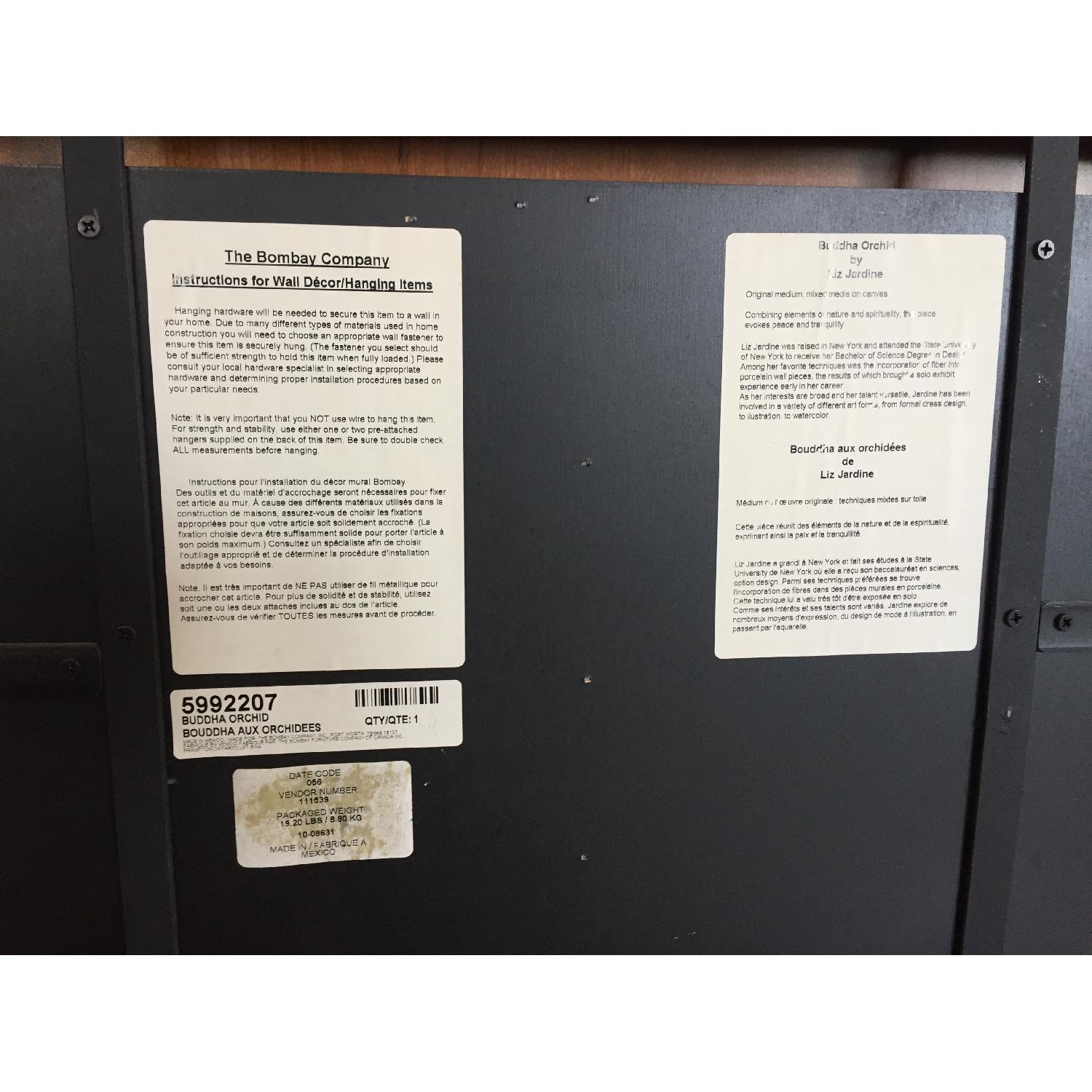 Bombay Company Buddha Orchid Wall Art - image-2