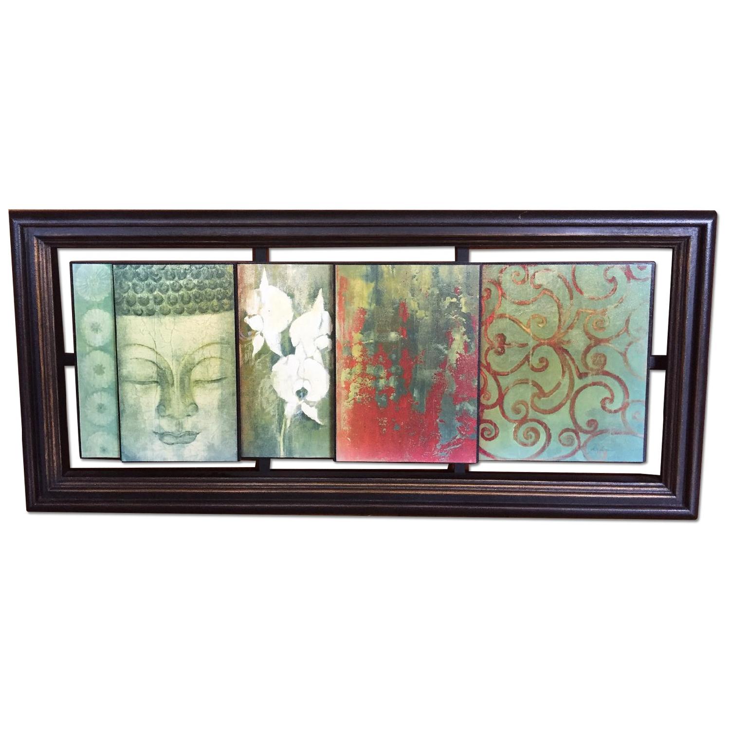 Bombay Company Buddha Orchid Wall Art - image-0