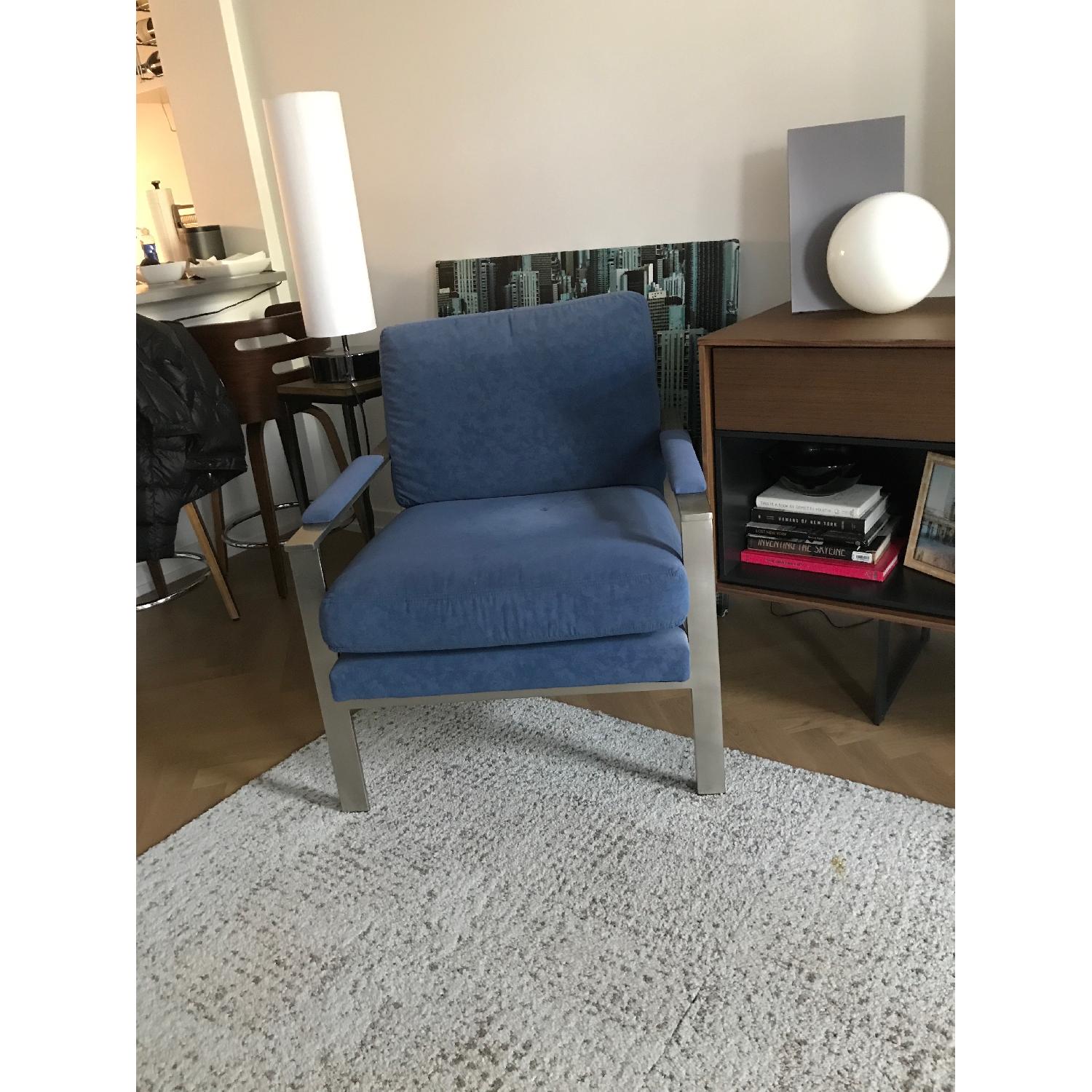 Ethan Allen Jericho Chair in Blue - image-2