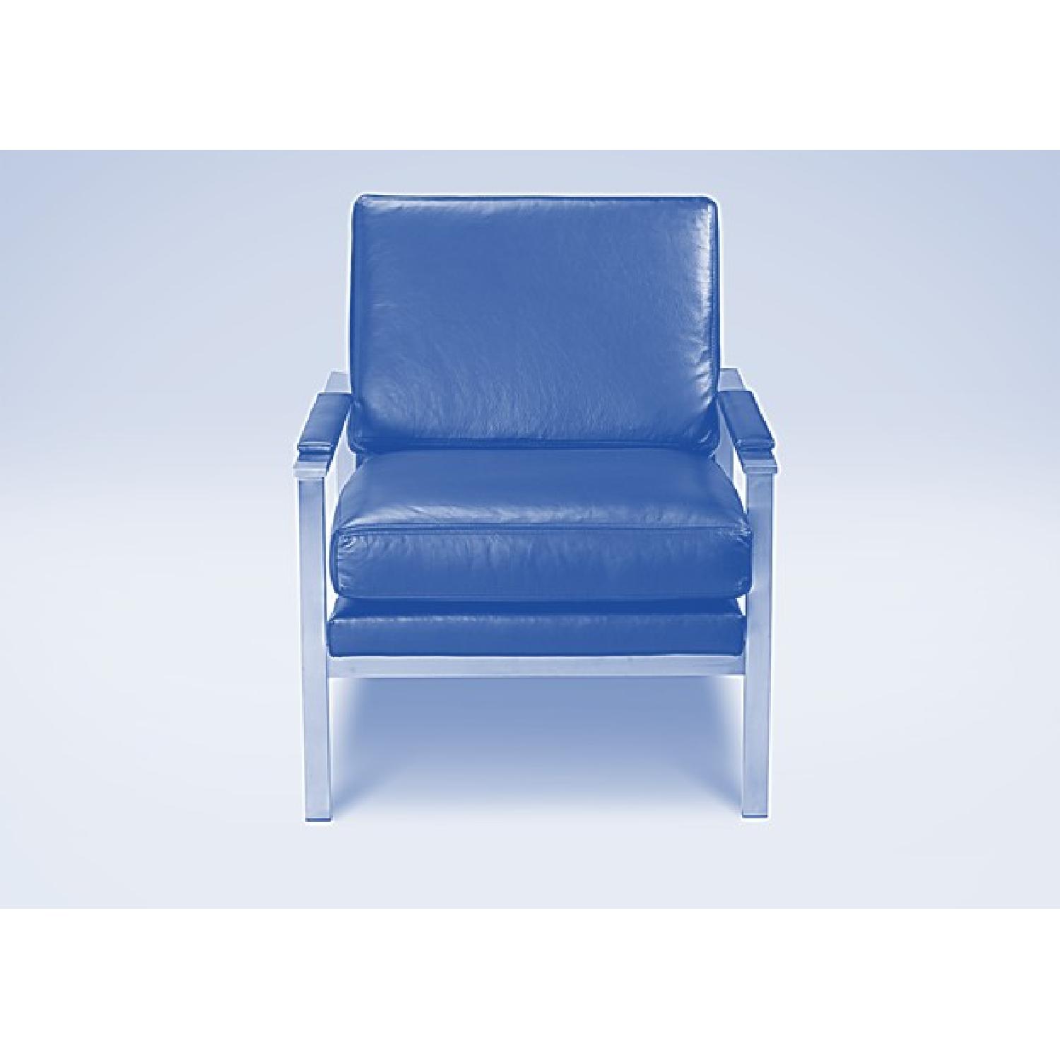 Ethan Allen Jericho Chair in Blue - image-4