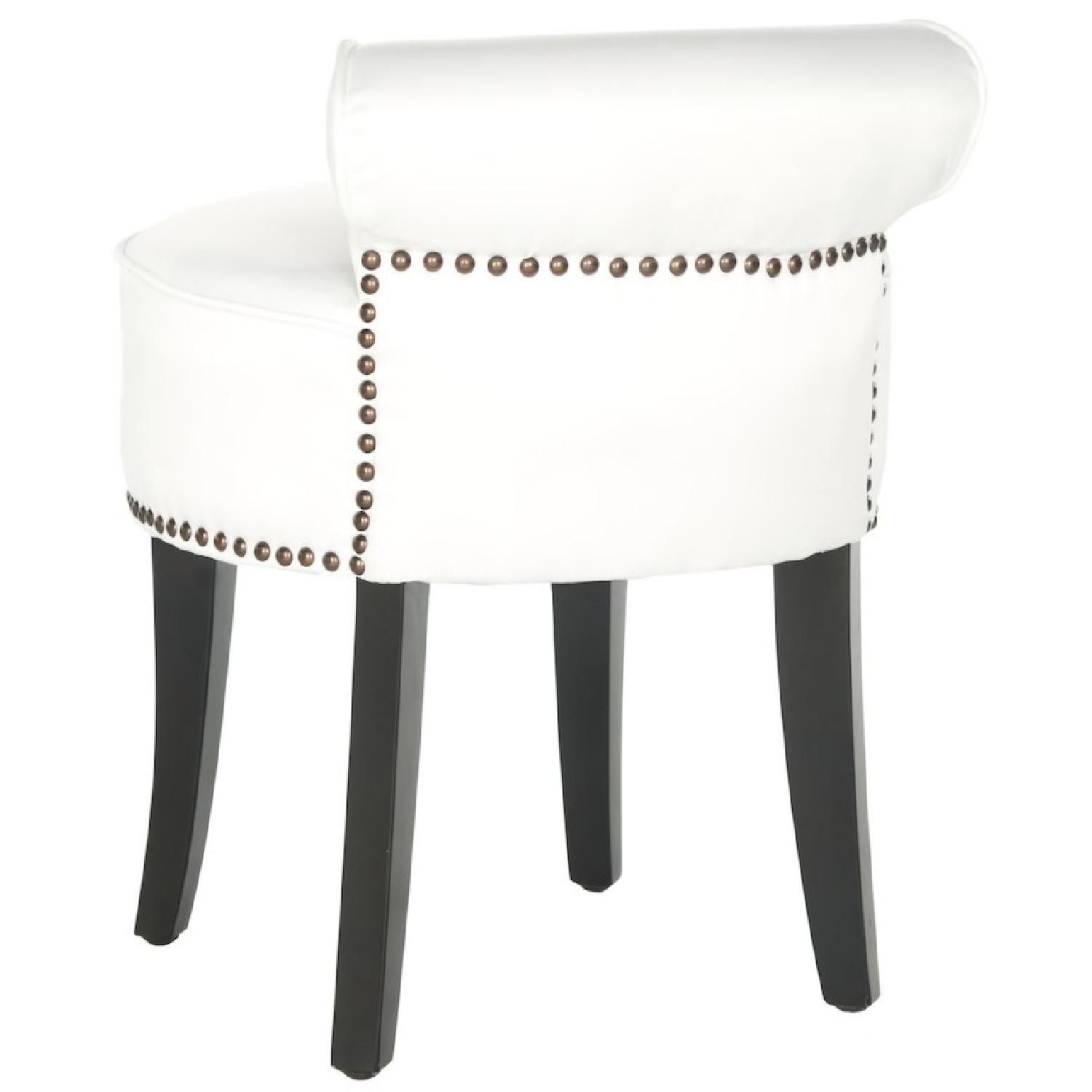 Safavieh Georgia White Vanity Stool - image-2