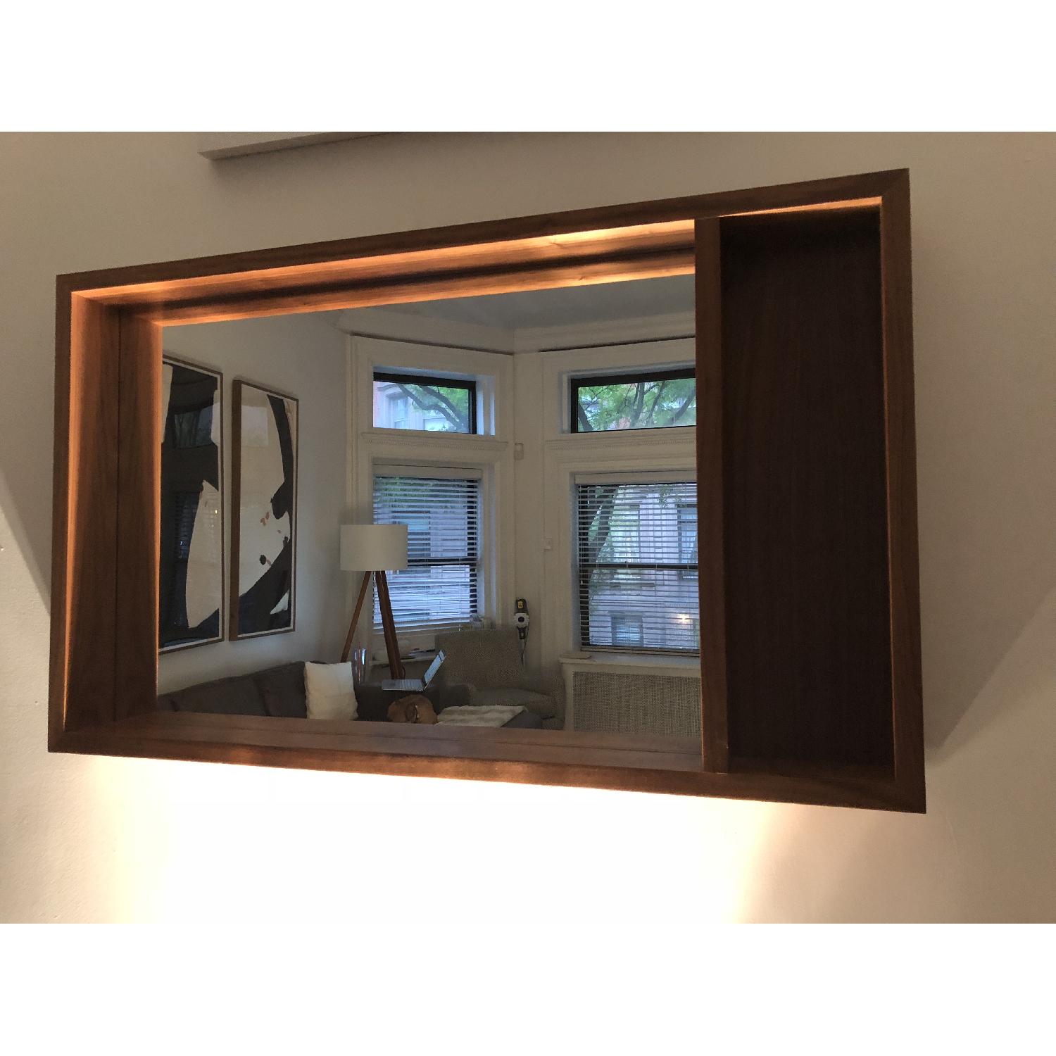 Room & Board Loft Wall Mirrors w/ Shelf - image-1