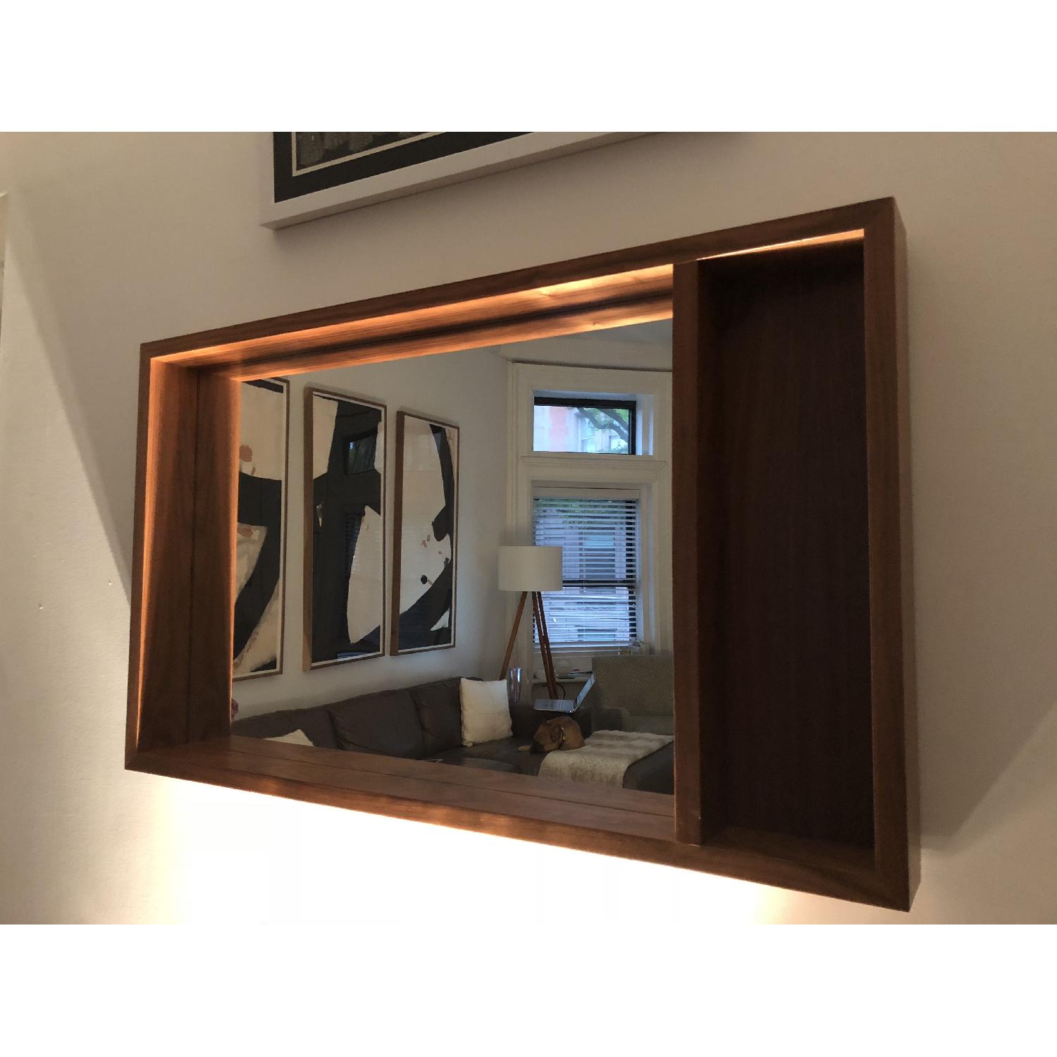 Room & Board Loft Wall Mirrors w/ Shelf - image-3
