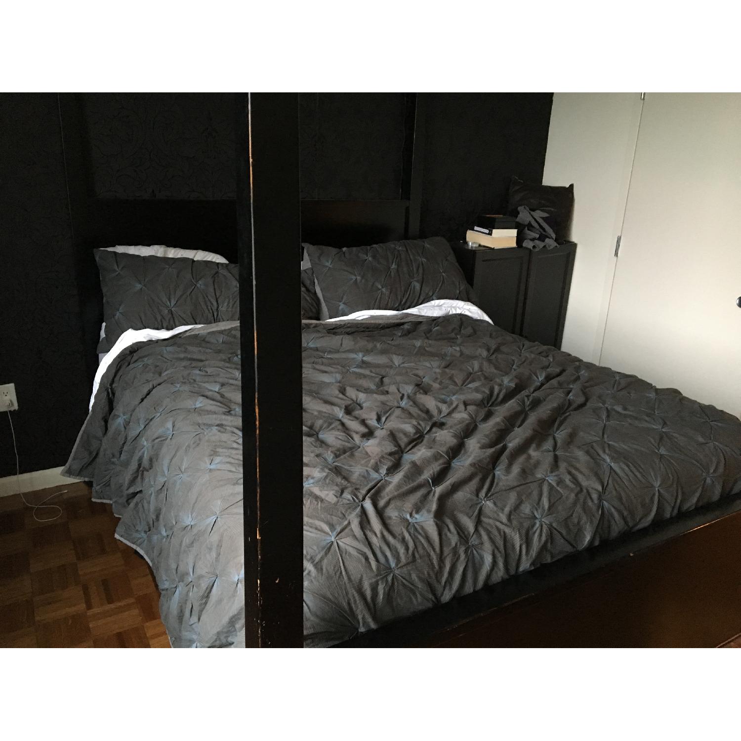 Crate & Barrel Stafford Queen Canopy Bed - image-2