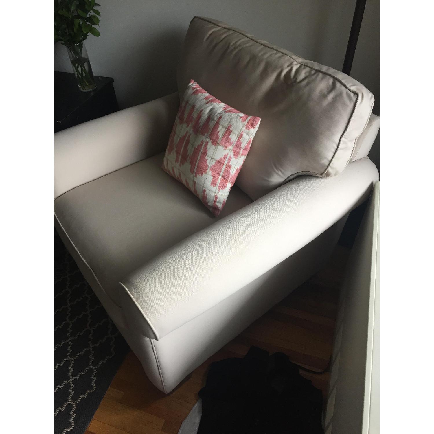 Pottery Barn Buchanan Roll Arm Armchair - image-2