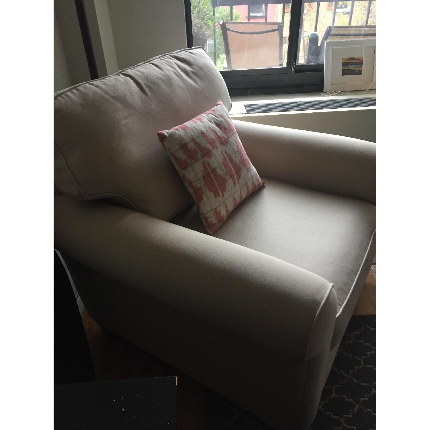 Pottery Barn Buchanan Roll Arm Armchair - image-3