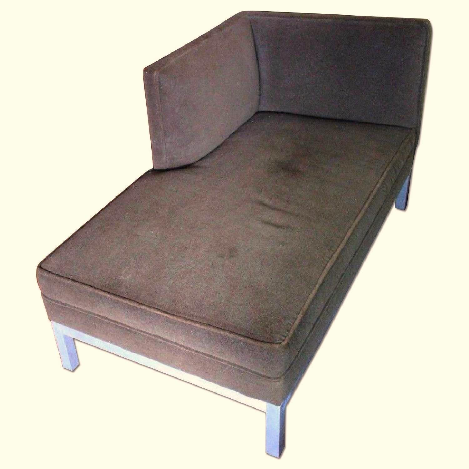 Brown Jordan Chaise Lounge in Steel AptDeco