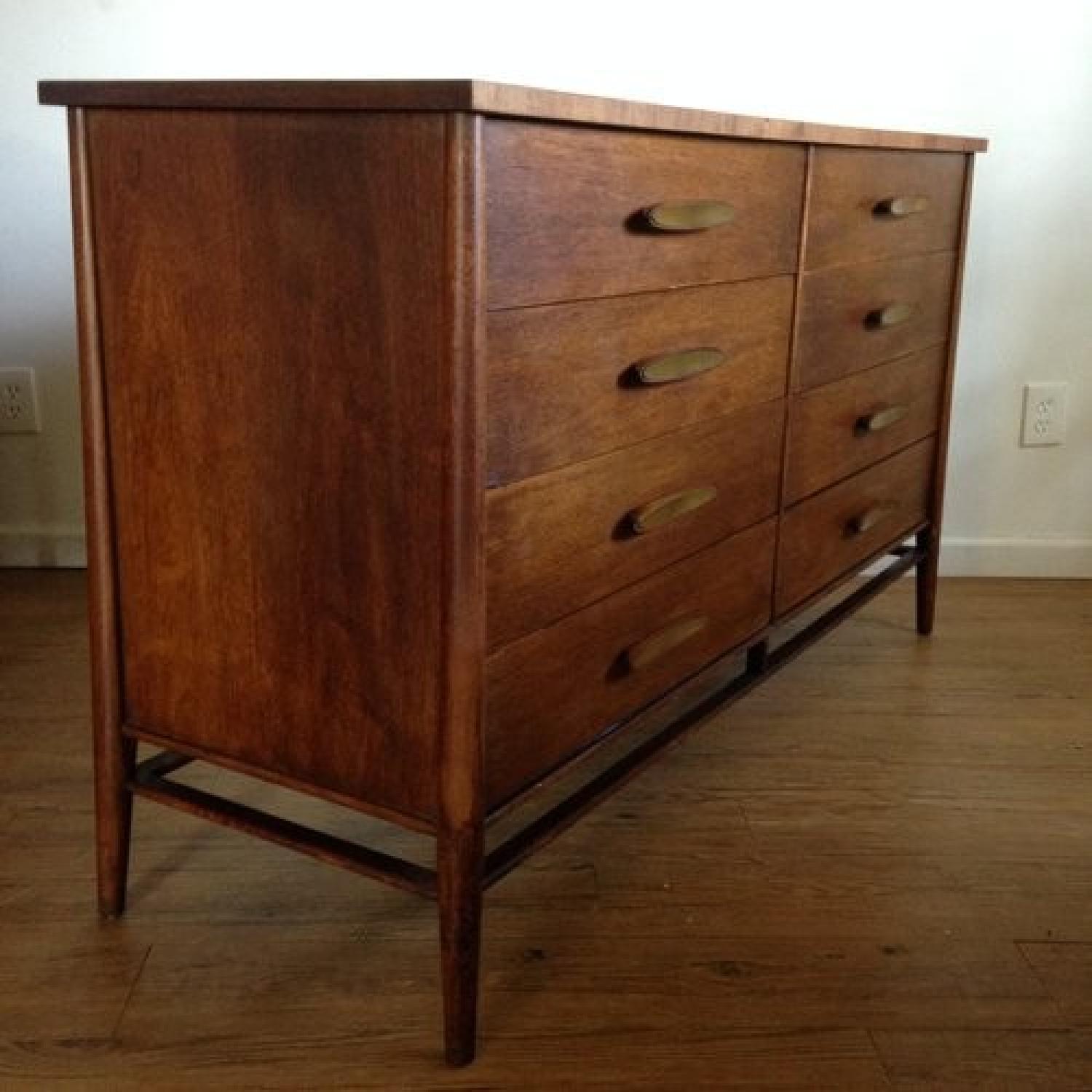 Henredon Circa 60's Walnut 8 Drawer Dresser - image-1