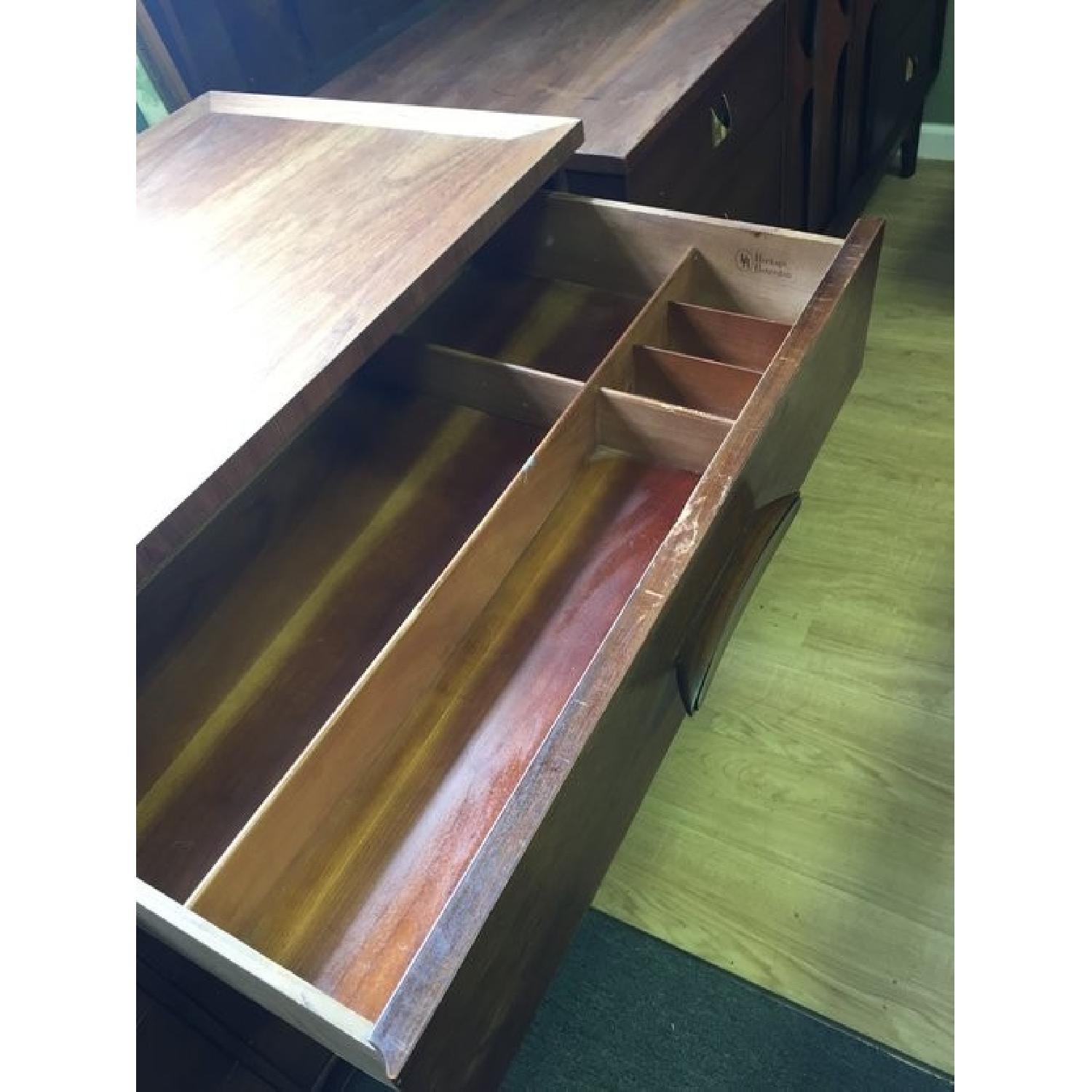 Henredon Circa 60's Walnut 8 Drawer Dresser - image-7