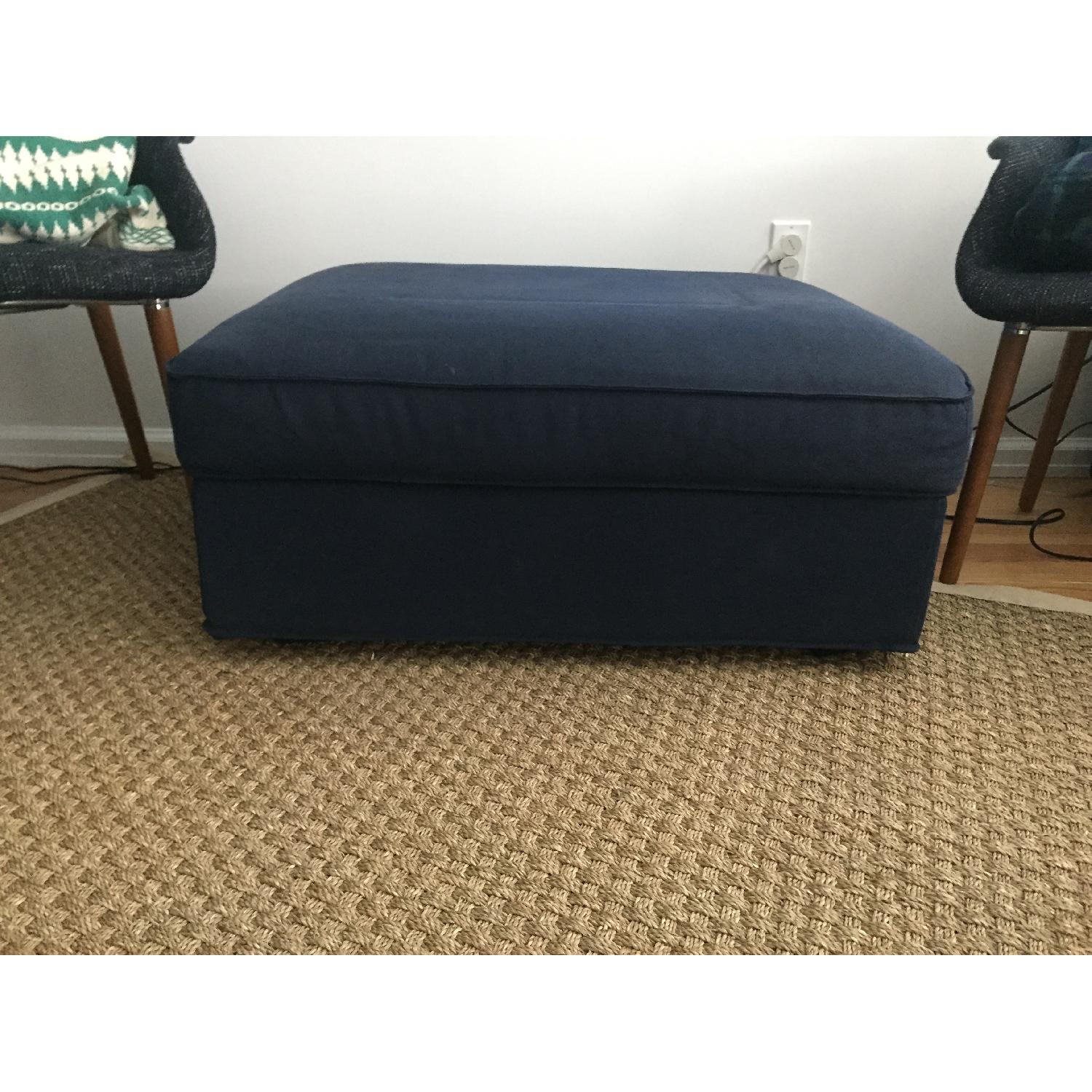 Ikea Kivik Storage Ottoman AptDeco
