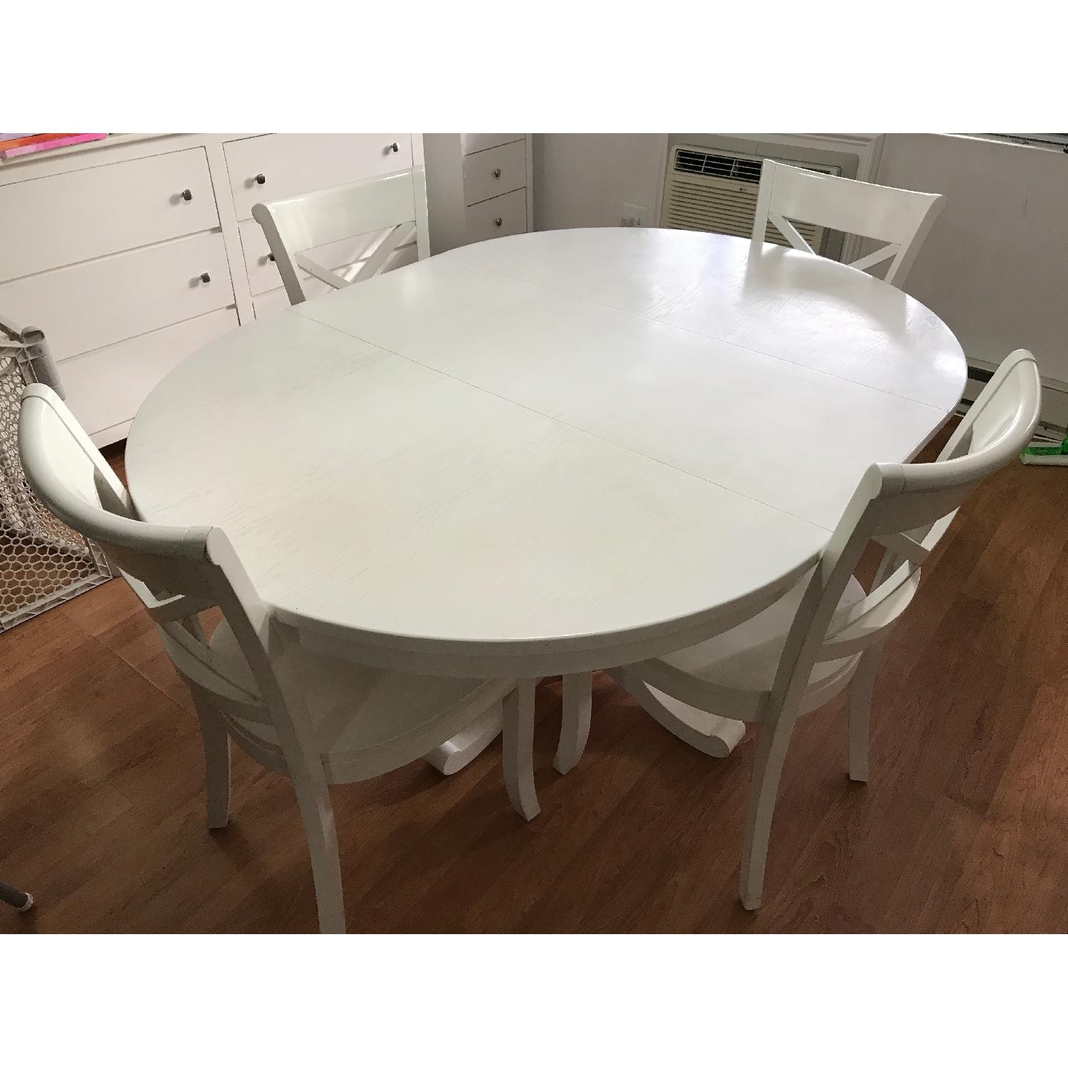 Crate & Barrel Avalon Extension Dining Table - image-1