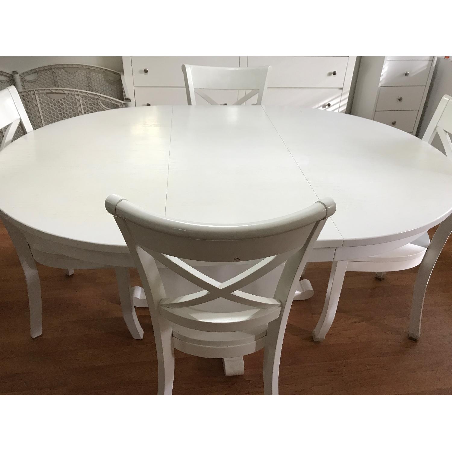 Crate & Barrel Avalon Extension Dining Table - image-2