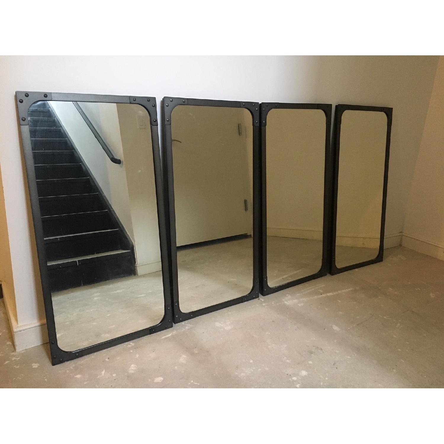 Restoration Hardware Industrial Rivet Flat Mirror AptDeco