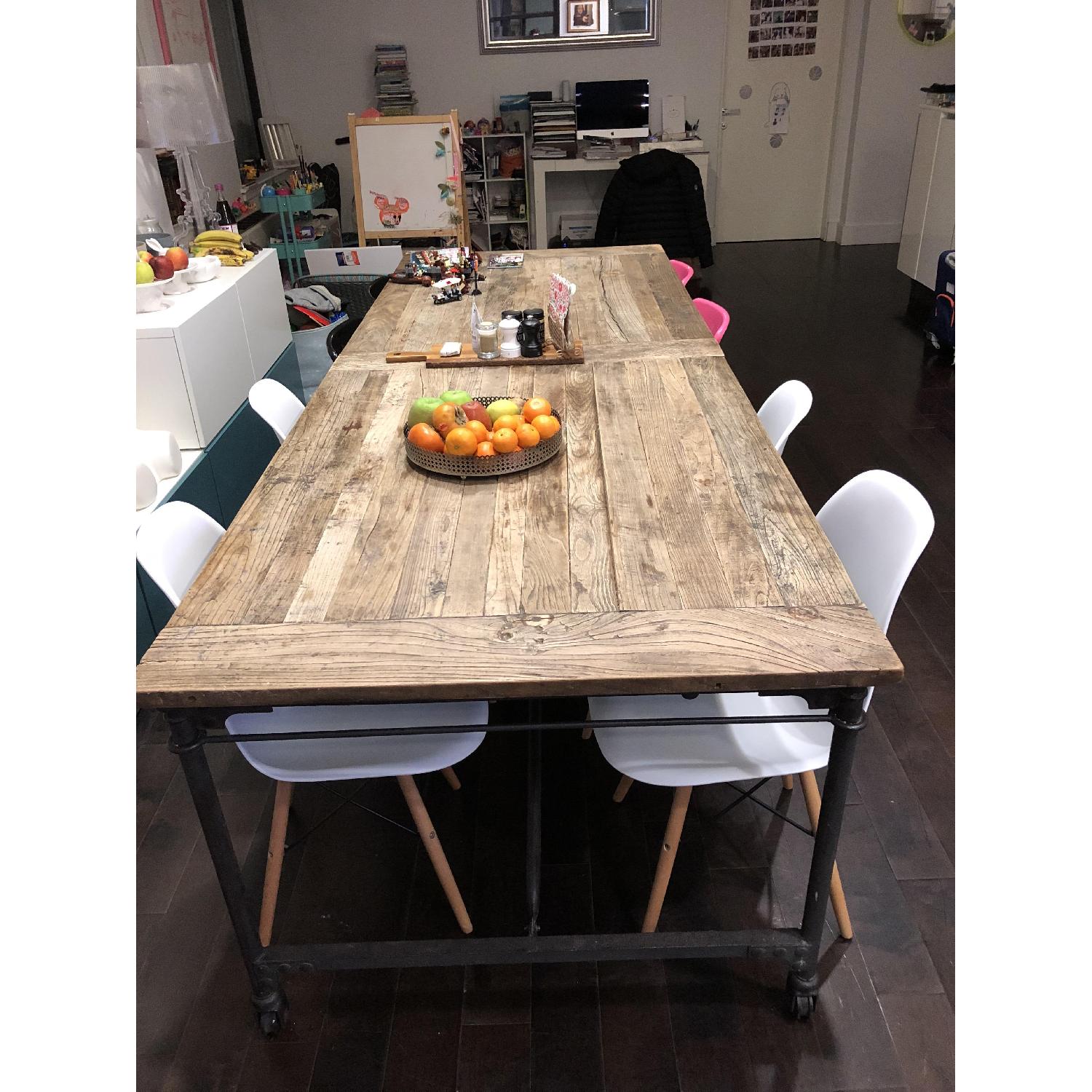 Restoration Hardware Flatiron Rectangular Dining Table - image-3