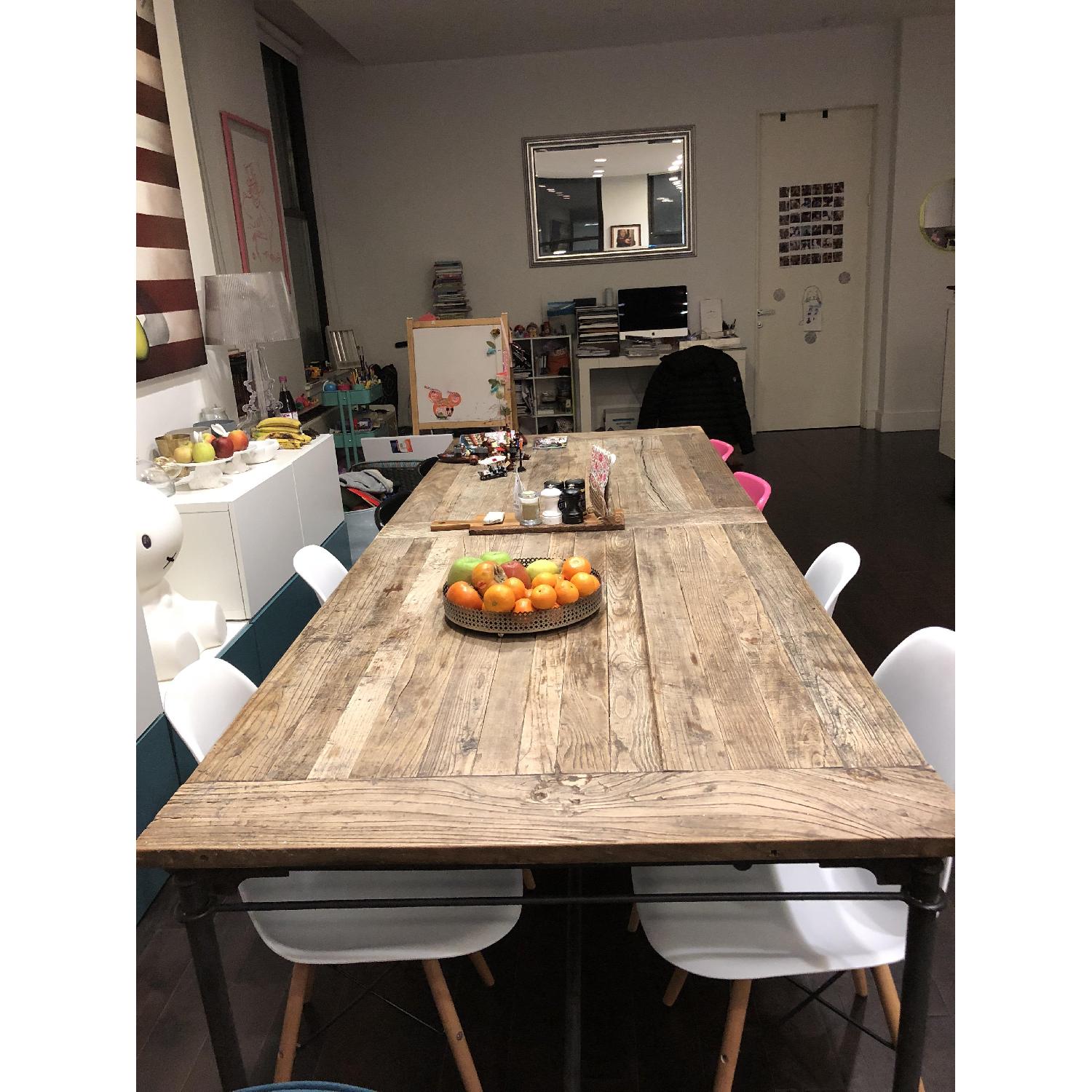 Restoration Hardware Flatiron Rectangular Dining Table - image-5