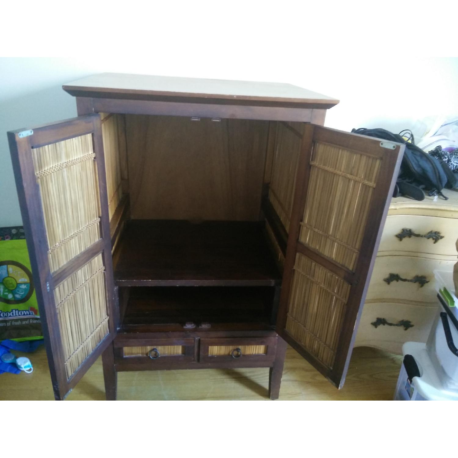 Dark Wood Media Cabinet - image-3