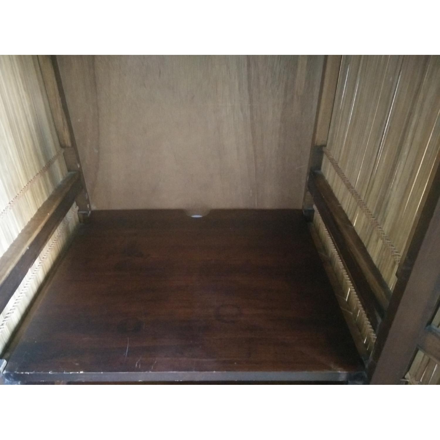 Dark Wood Media Cabinet - image-4