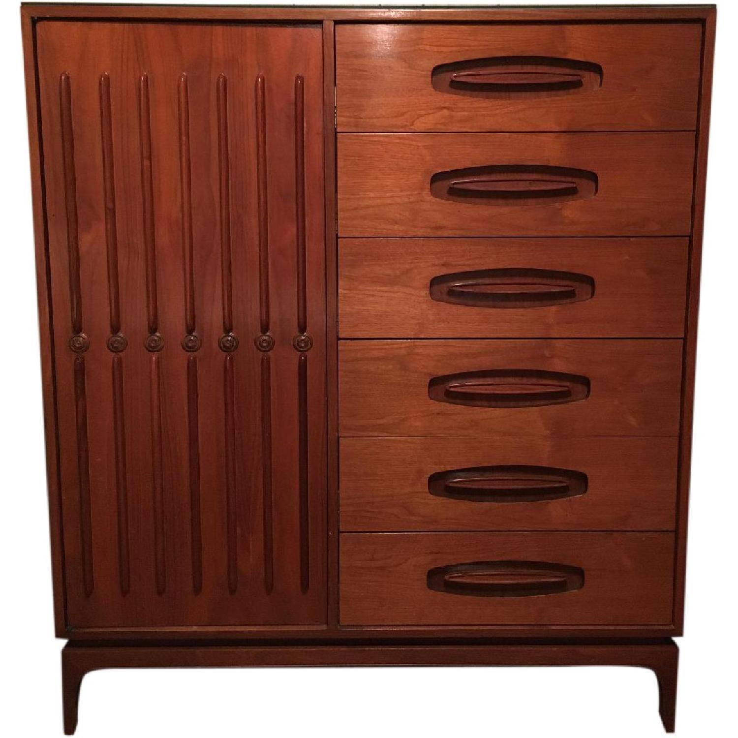 Mid Century Modern Danish Style Armoire AptDeco