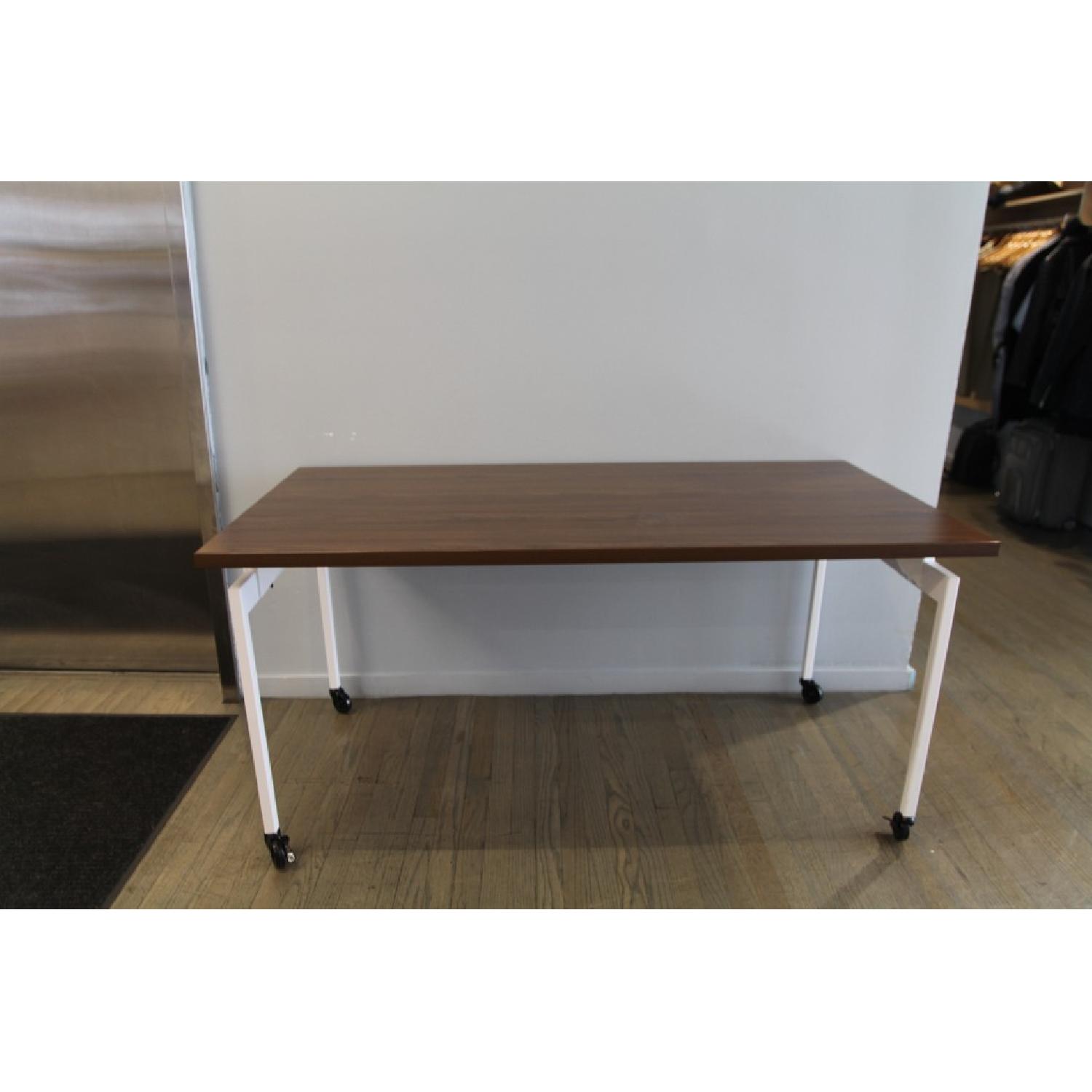 Knoll Antenna Desk w/ Wheels - image-2