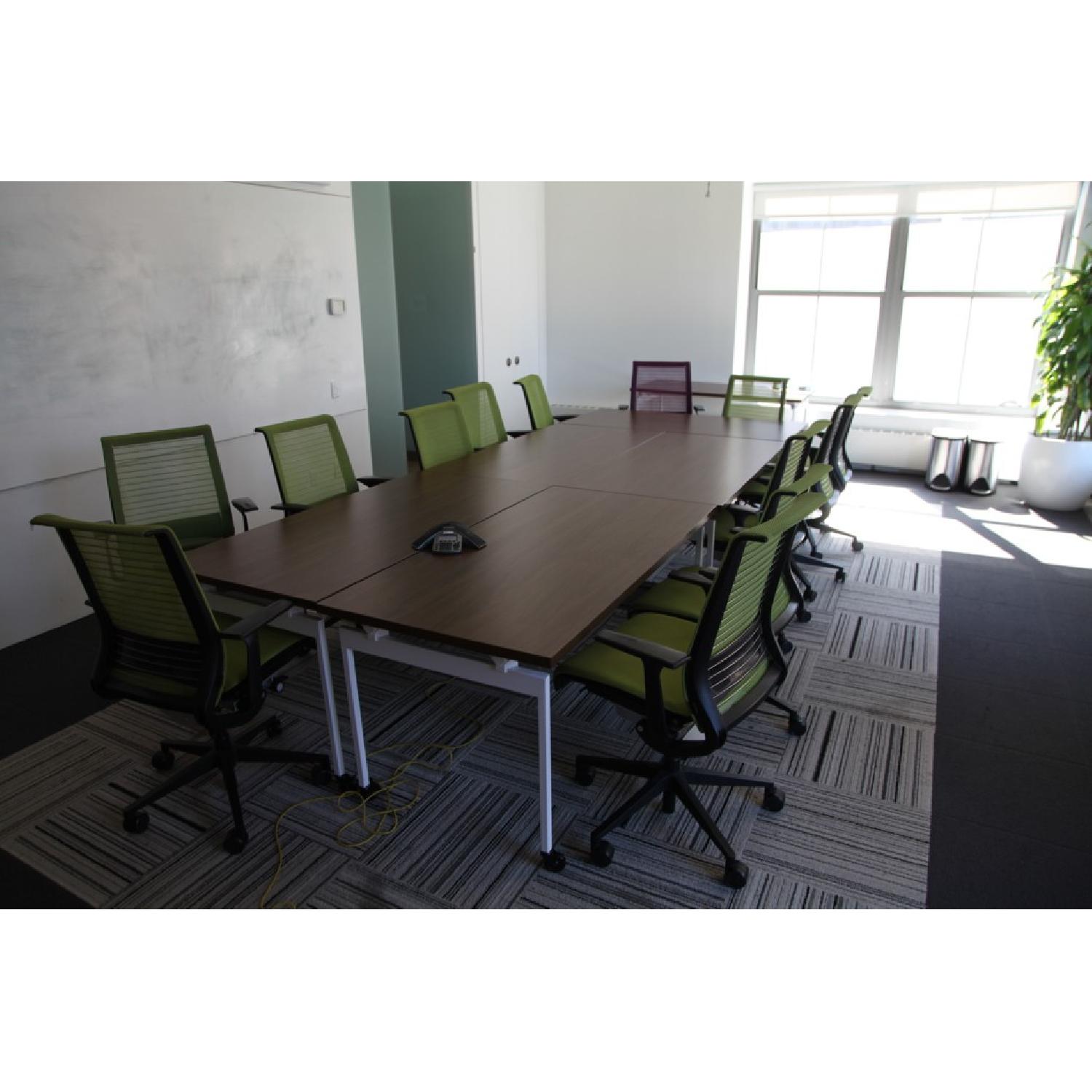 Knoll Antenna Desk w/ Wheels - image-3