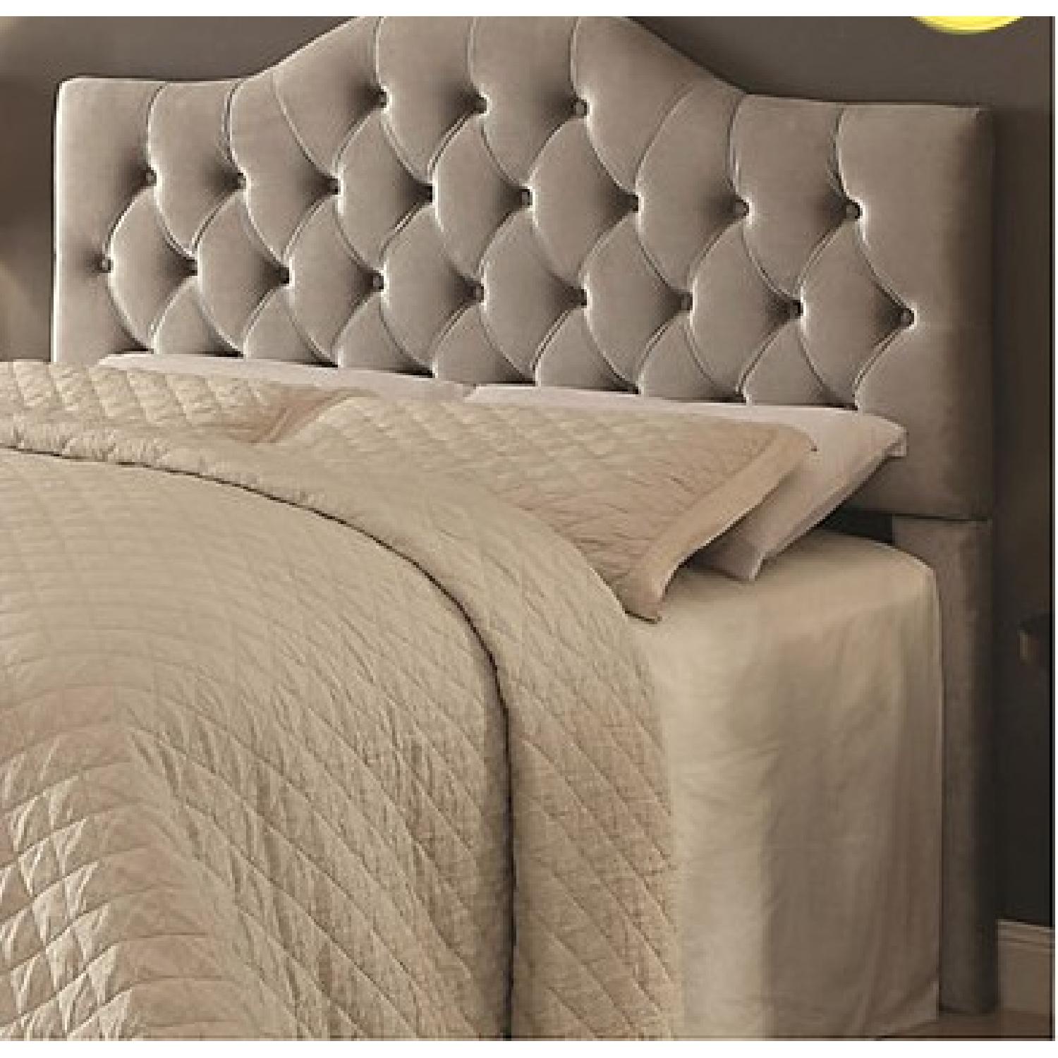 Coaster Fine Furniture Velvet Tufted Full/Queen Headboard - image-1