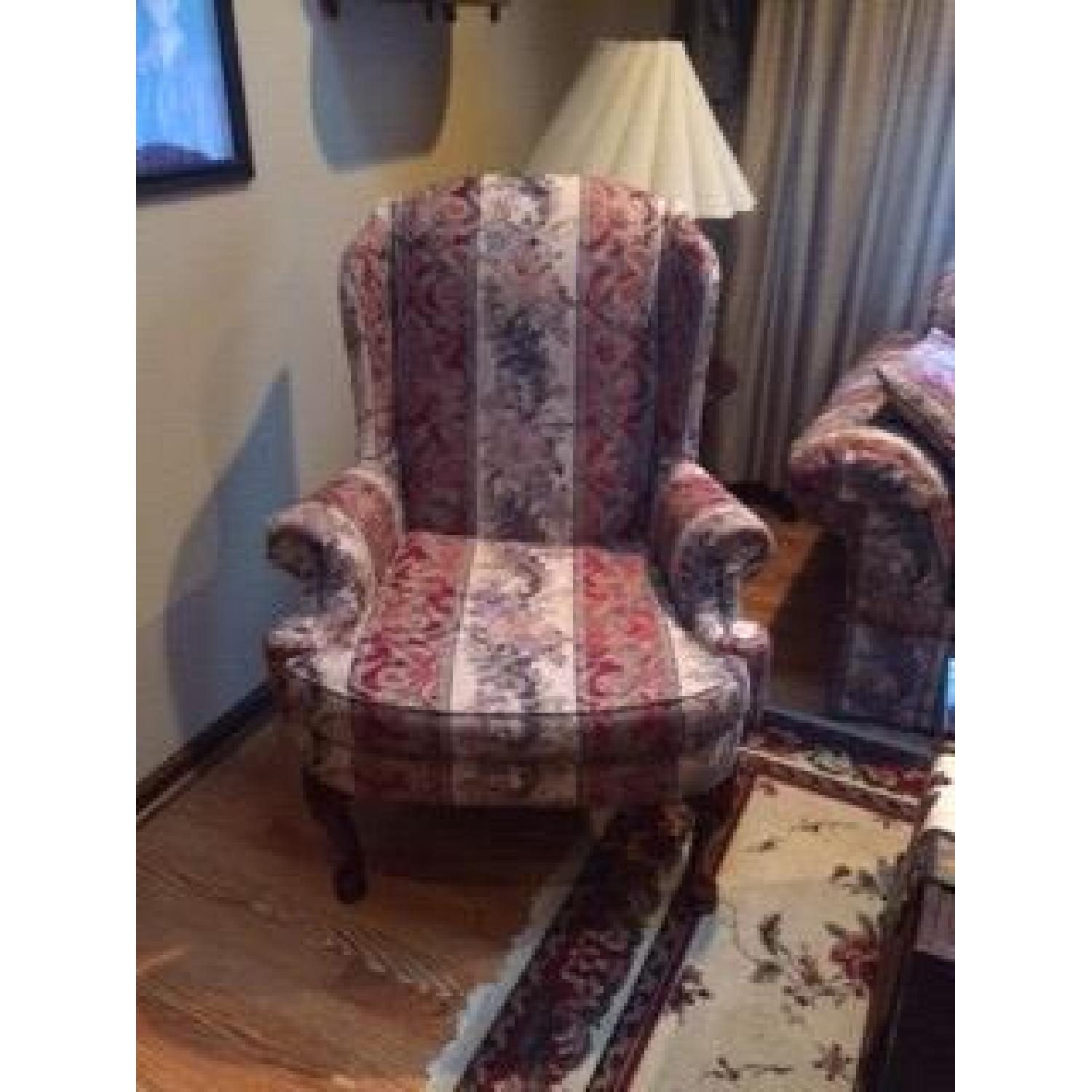 Broyhill Furniture Victorian Style Wing Chair - image-2