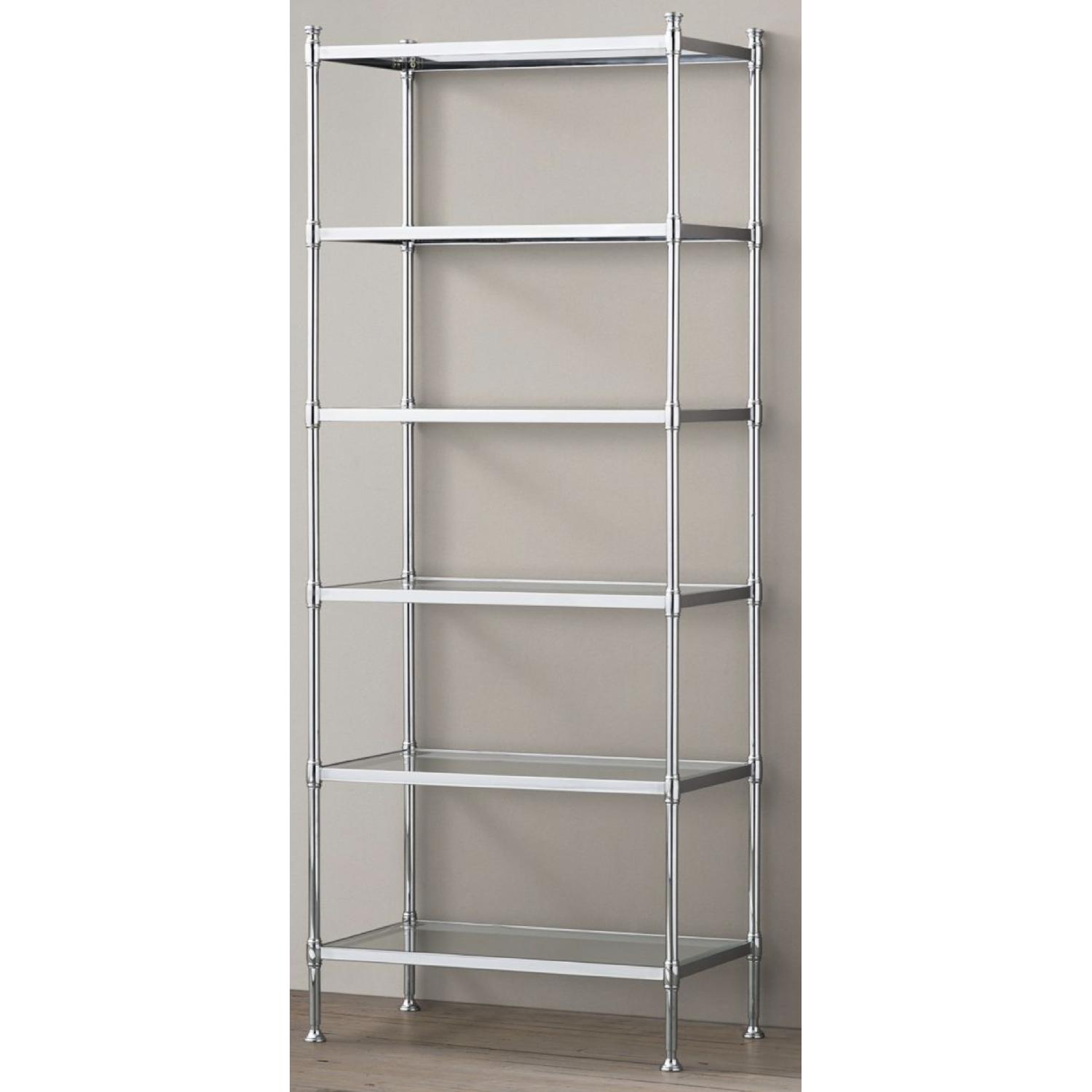 Restoration Hardware Newbury Grande Bath Nickel Etagere - image-4