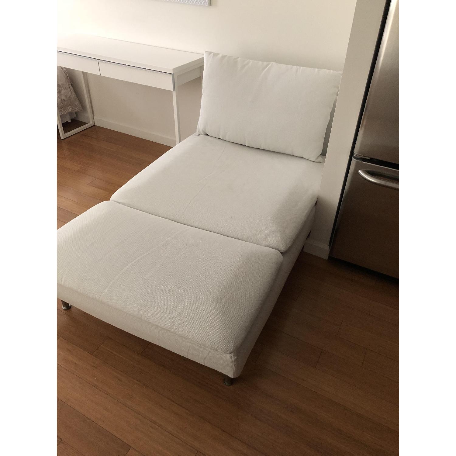 Ikea Soderhamn Chaise in Finnsta White - image-3