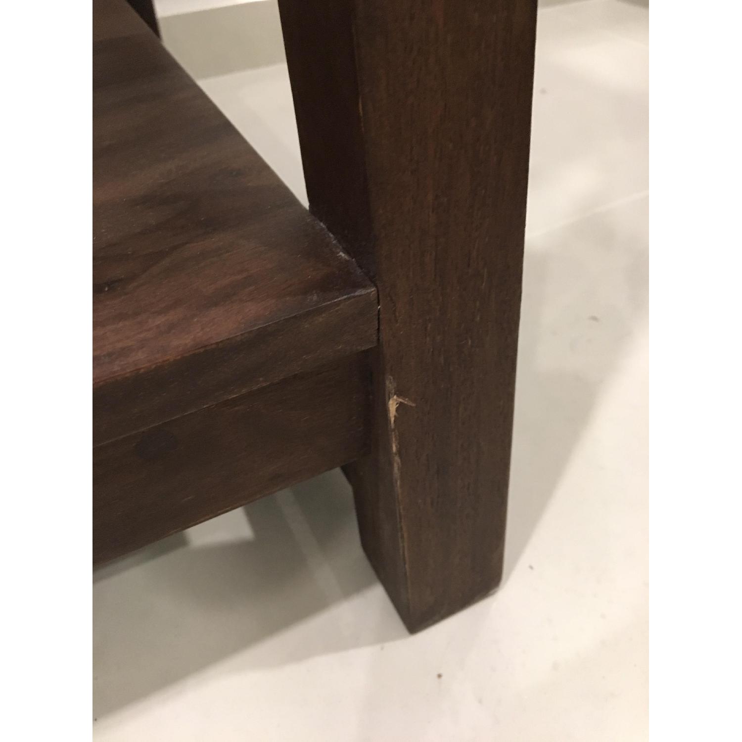 Crate & Barrel Strut Bourbon Storage Bookcase AptDeco