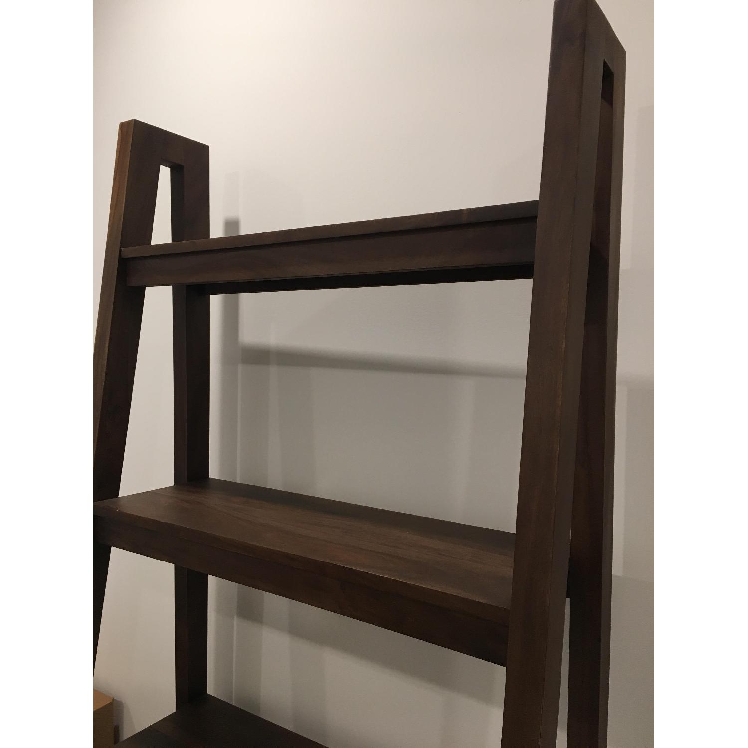 Crate & Barrel Strut Bourbon Storage Bookcase AptDeco