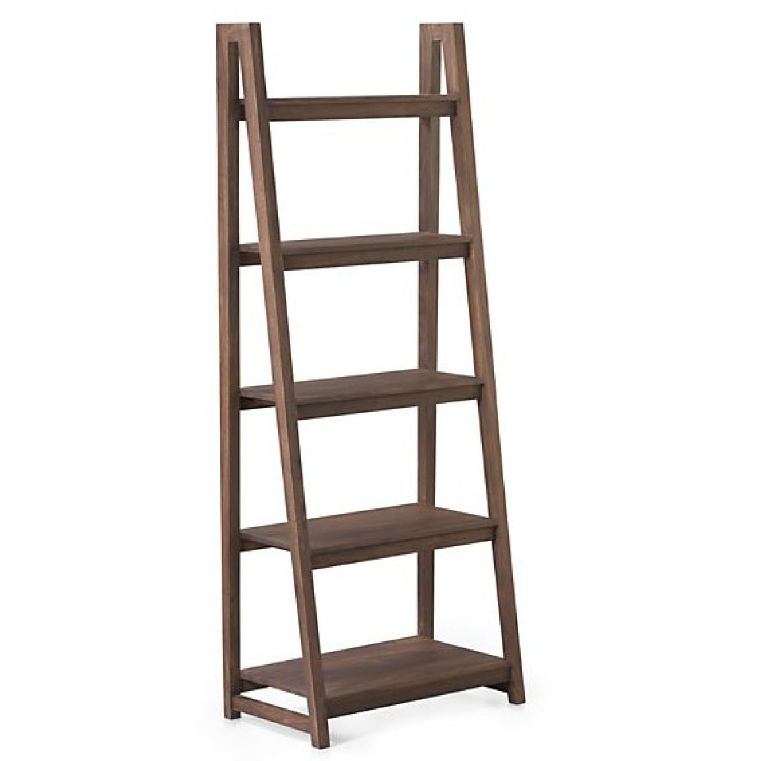 Crate & Barrel Strut Bourbon Storage Bookcase AptDeco