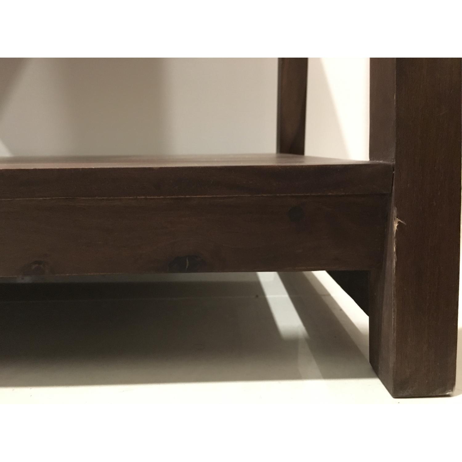 Crate & Barrel Strut Bourbon Storage Bookcase AptDeco