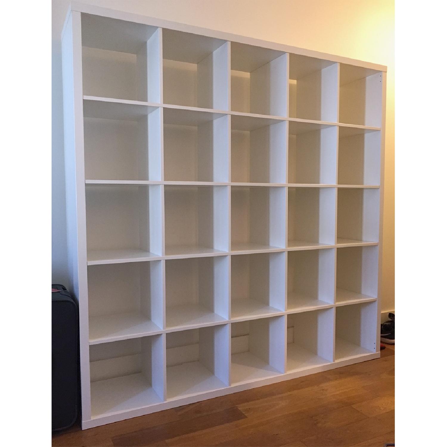 Ikea Kallax Large Shelving Unit in White AptDeco