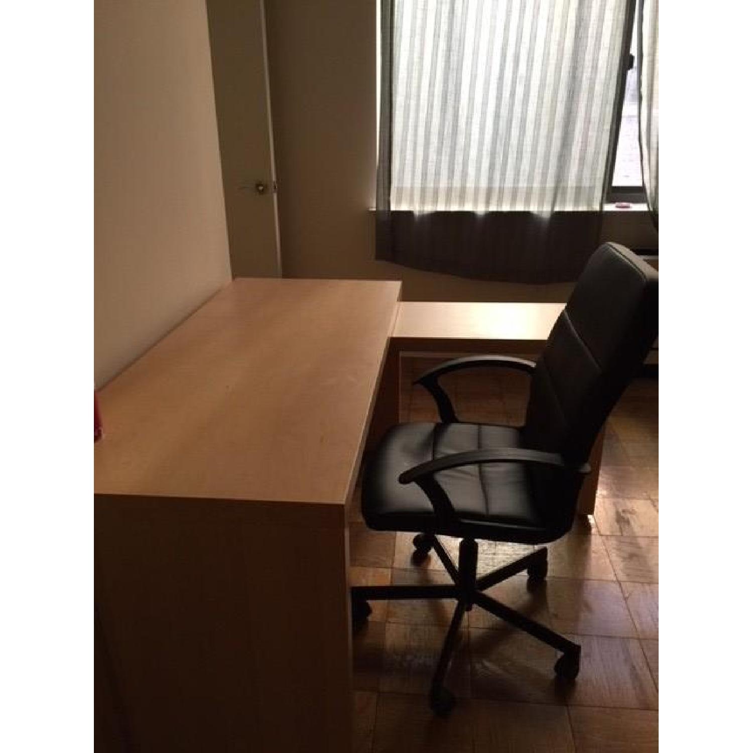 Ikea Malm Desk w/ Pull-Out Panel - image-1