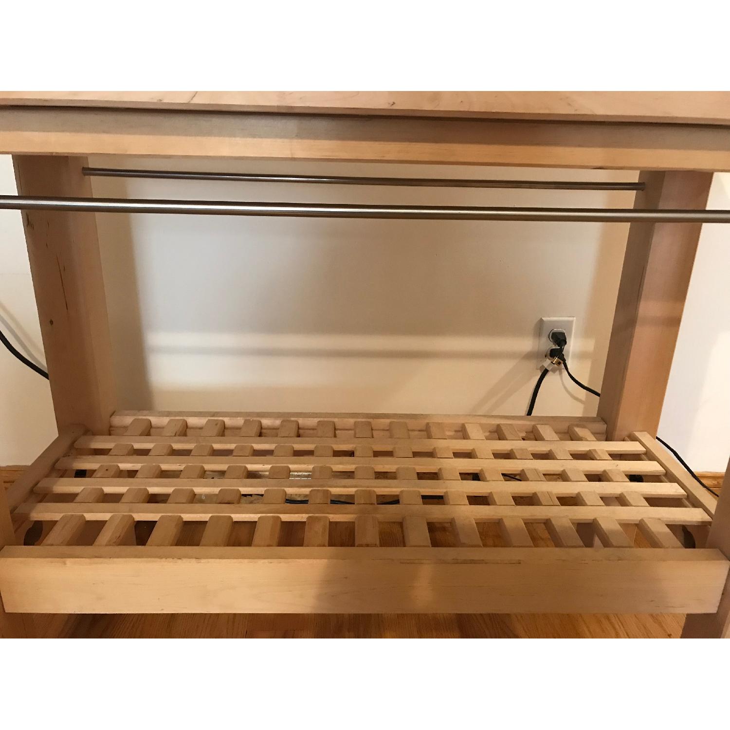 Ikea Solid Wood Butcher's Block/Kitchen Island AptDeco