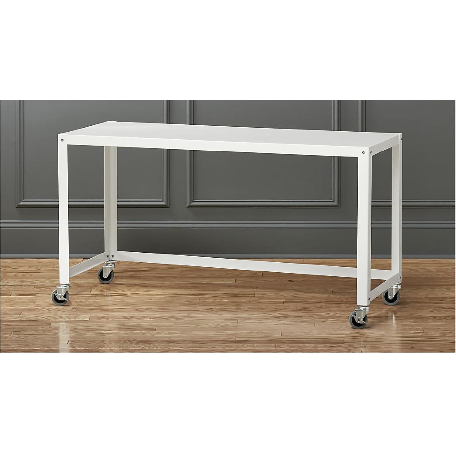 CB2 Go-Cart Rolling Desk - image-1
