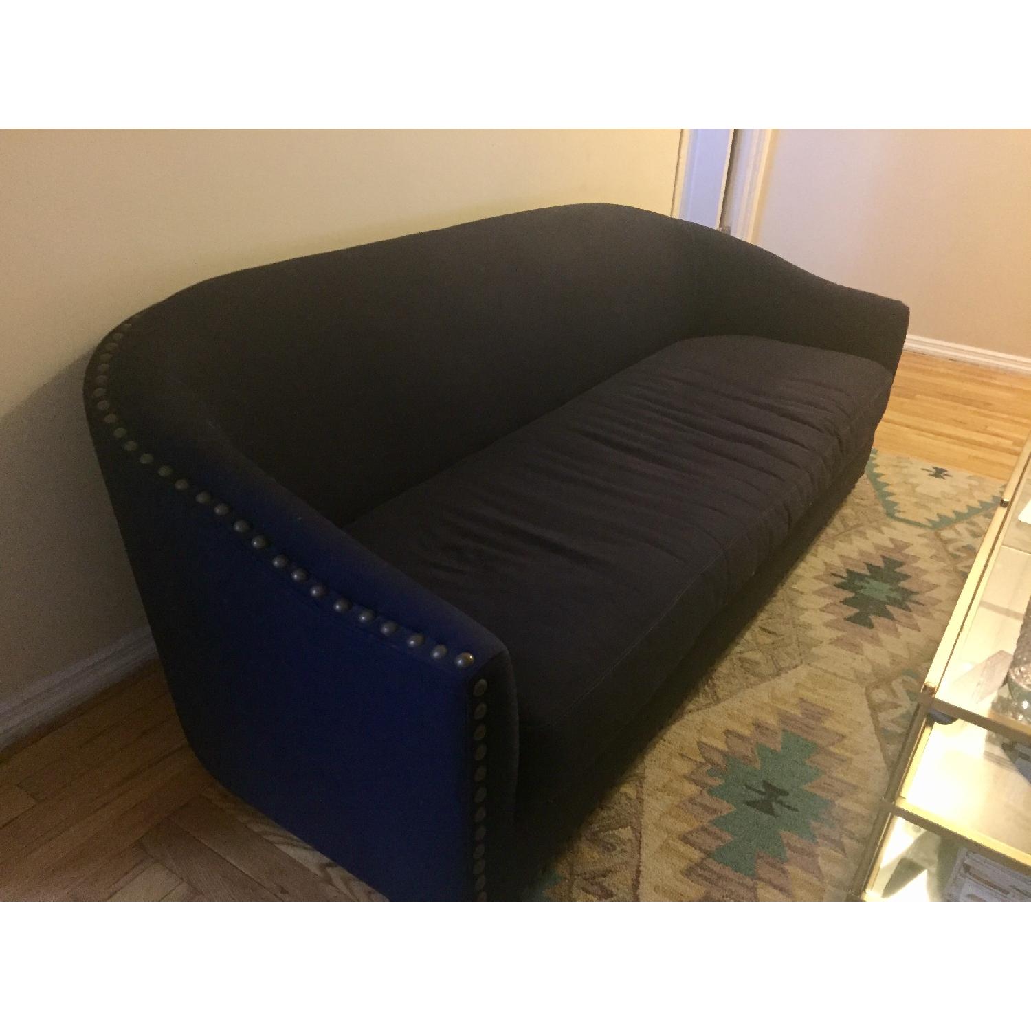 Pottery Barn Harlow Sofa in Navy Blue - image-1