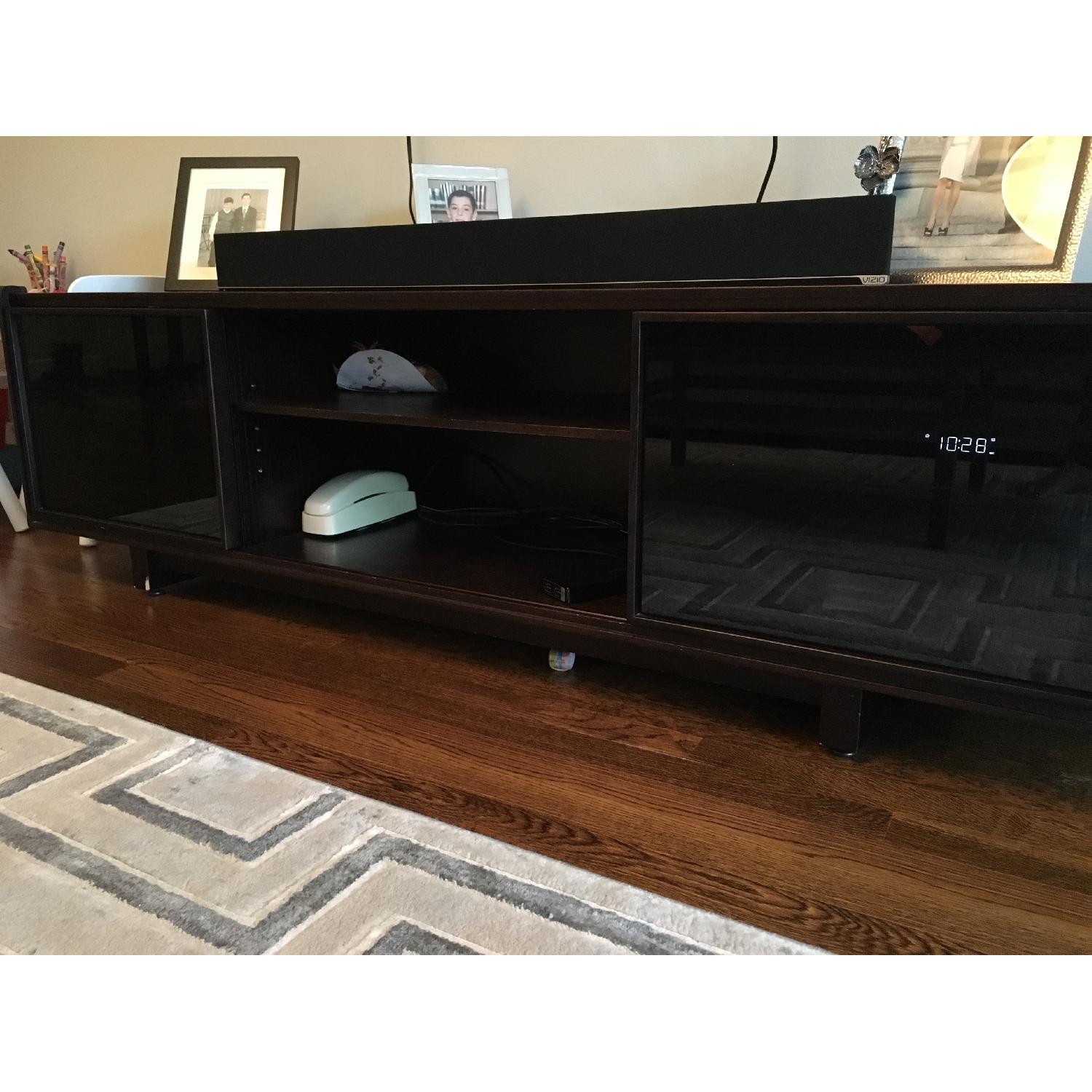 BDI TV Stand w/ Sliding Glass Doors AptDeco