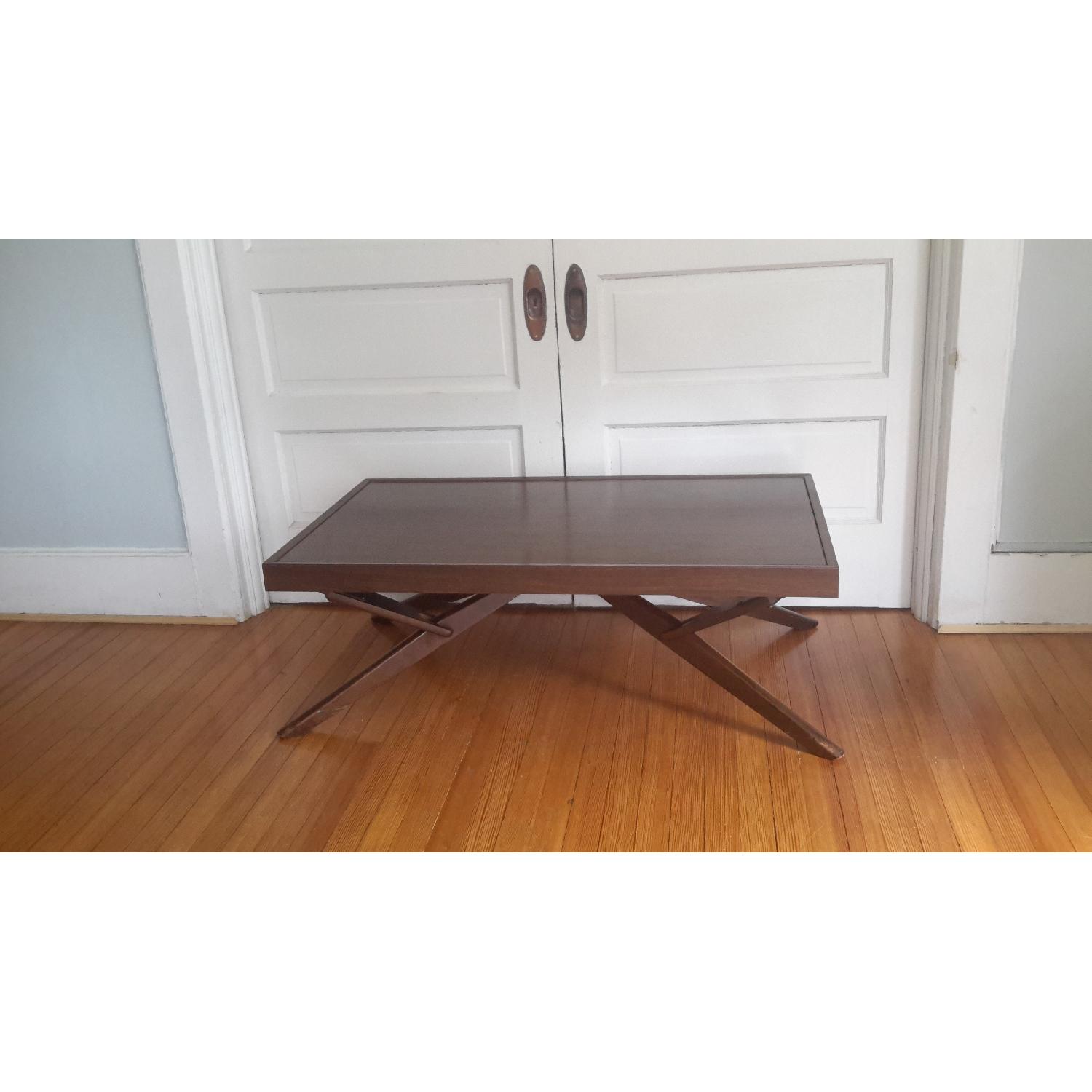 Vintage Mid Century Modern Convertible Coffee Table - image-1