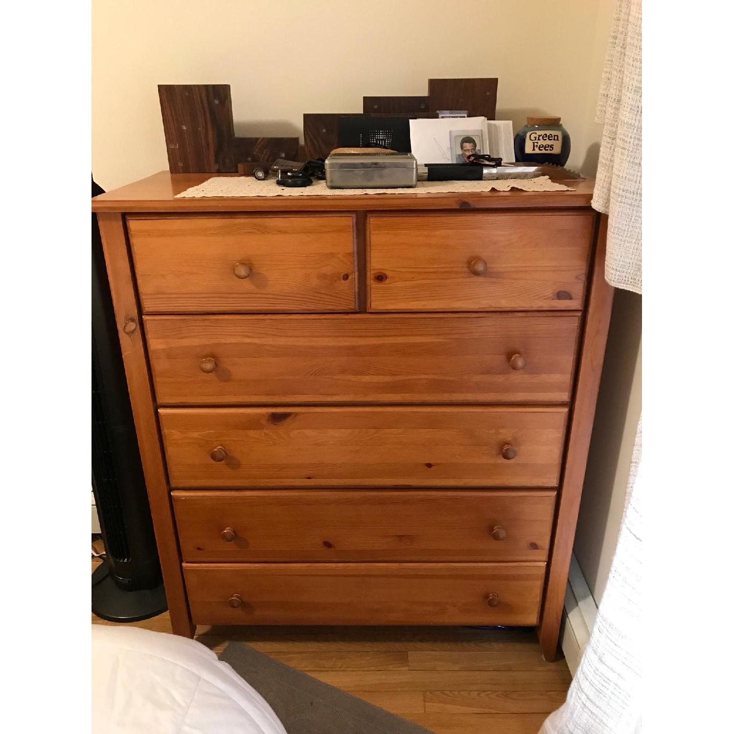 Natural Pine Solid Wood Dresser - image-2