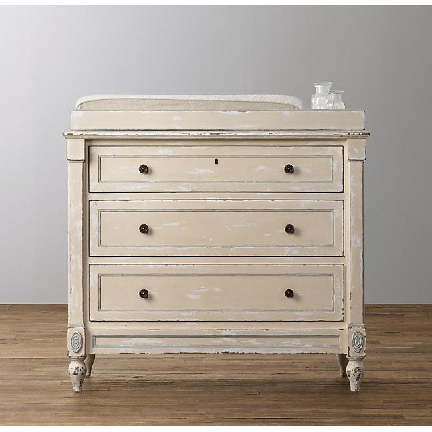 Restoration Hardware Dresser w/ Changing Table Topper - image-4