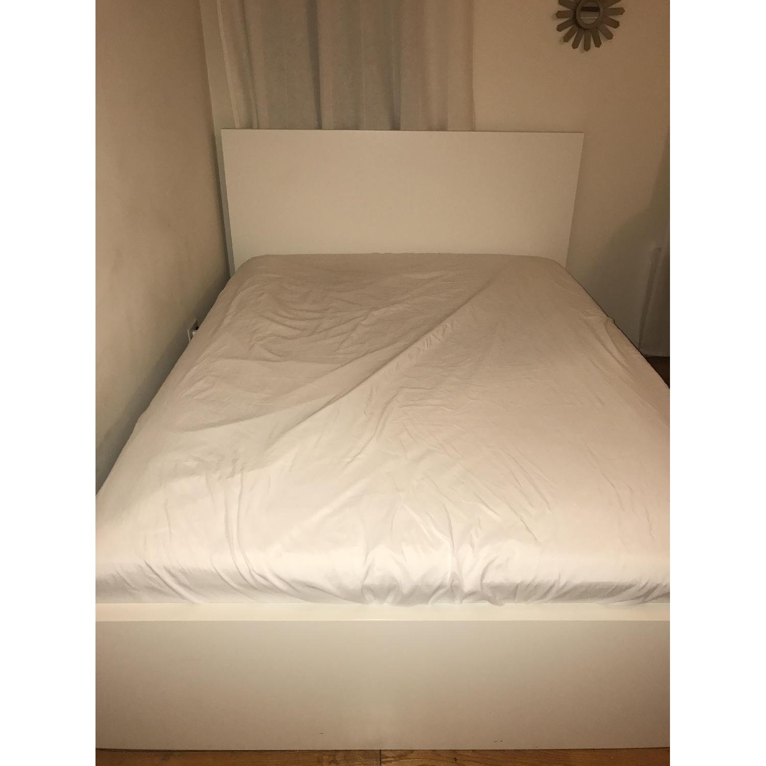 Ikea Malm White Full Size Bed Frame - image-2