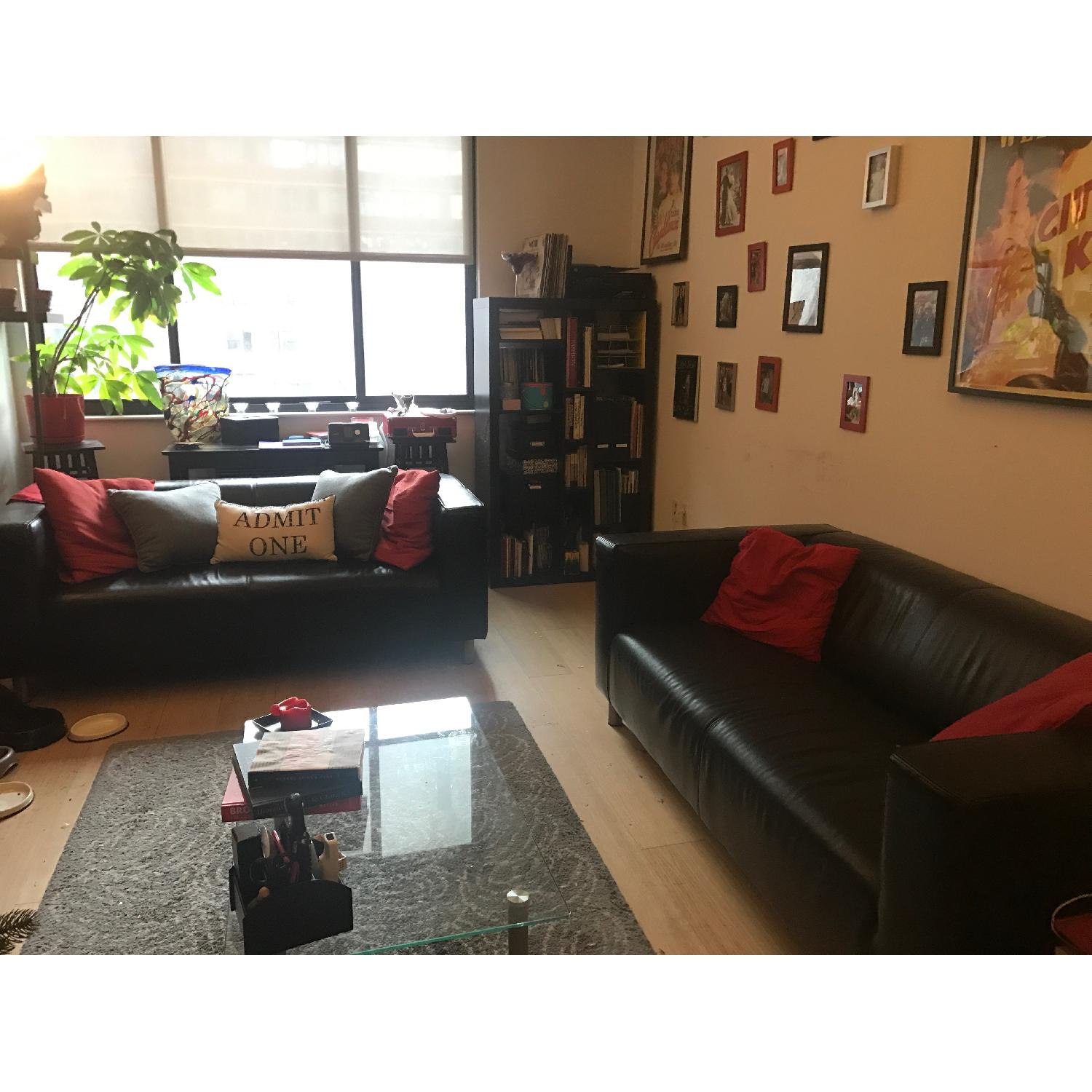 Ikea Klippan Leather Sofa - image-1