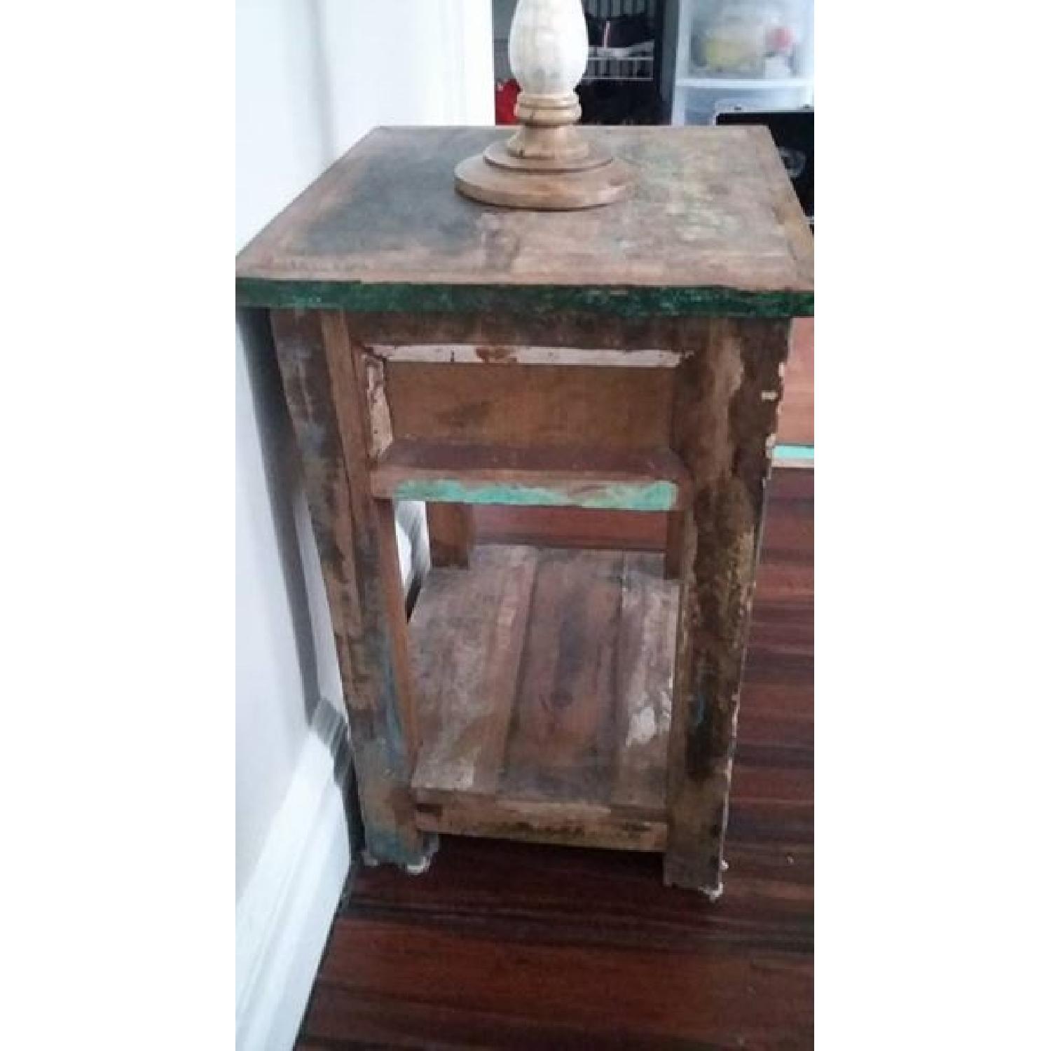 Reclaimed Rustic Side Table - image-3