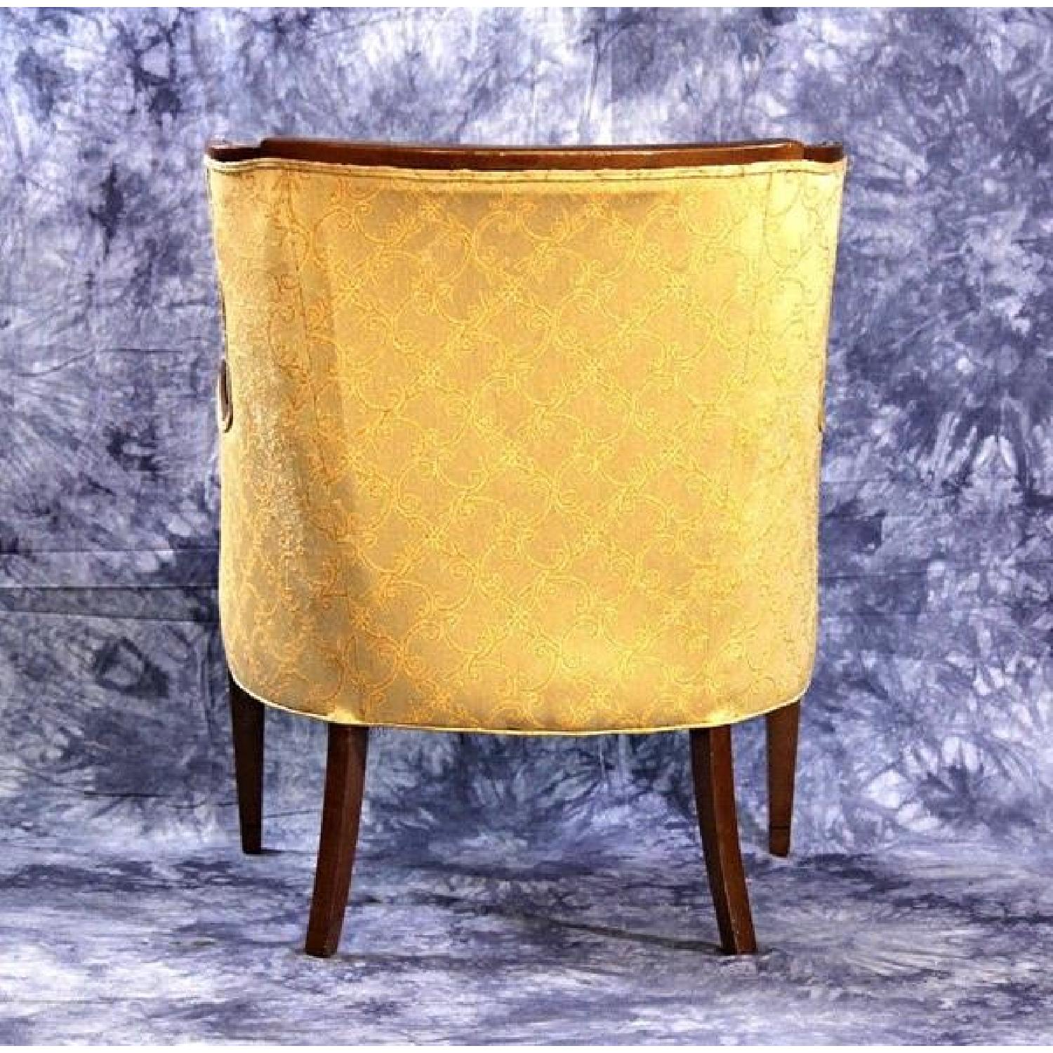 Vintage Mid Century Fine Tufted Chair Armchair - image-5