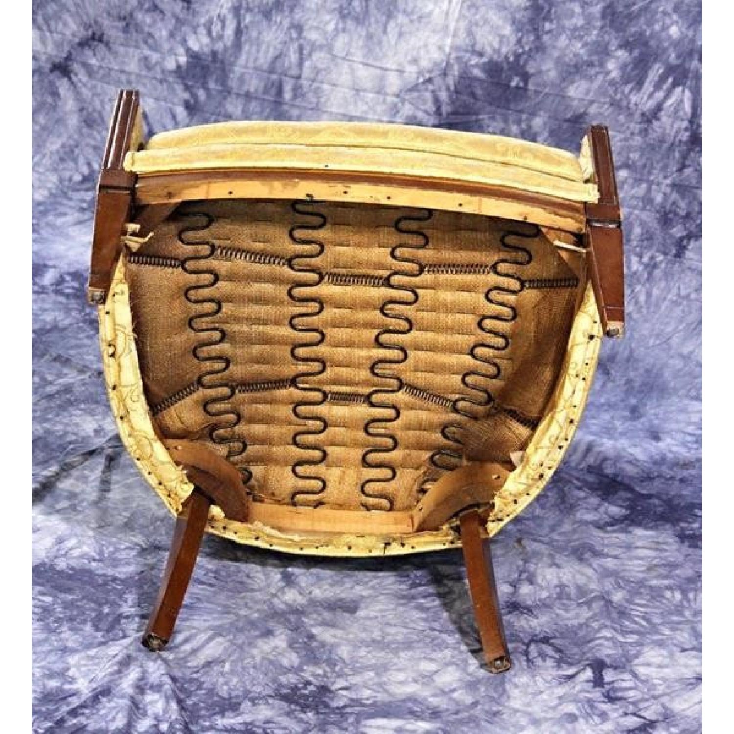 Vintage Mid Century Fine Tufted Chair Armchair - image-10