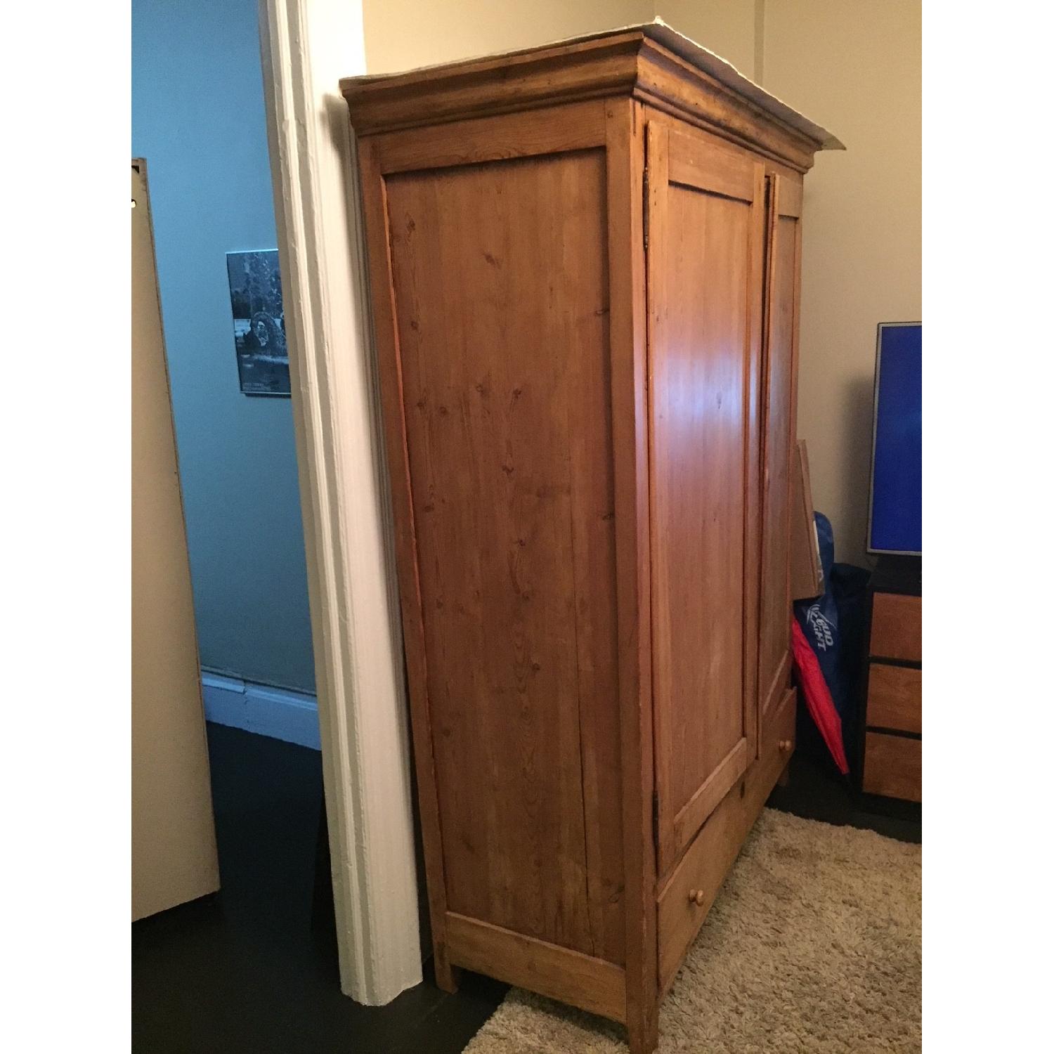 Modern Antique Solid Wood Armoire/Wardrobe - image-3